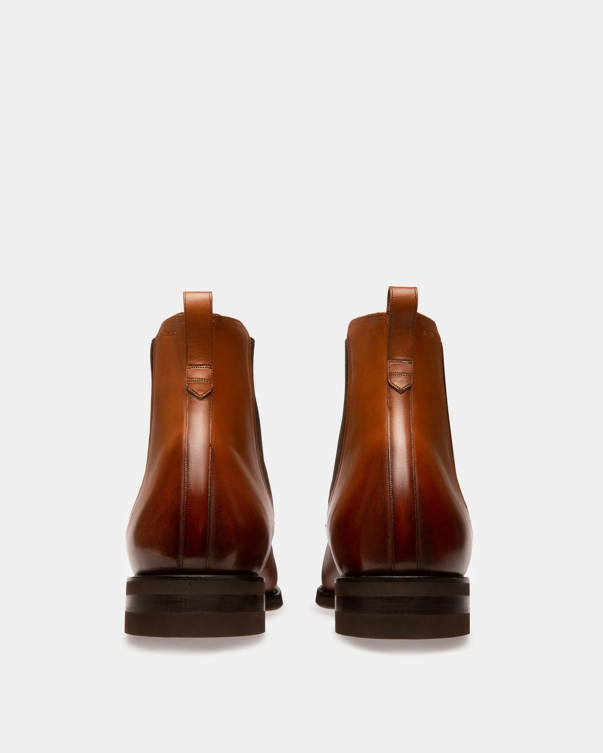 Scribe Novo Booties In Brown Leather - Image 4