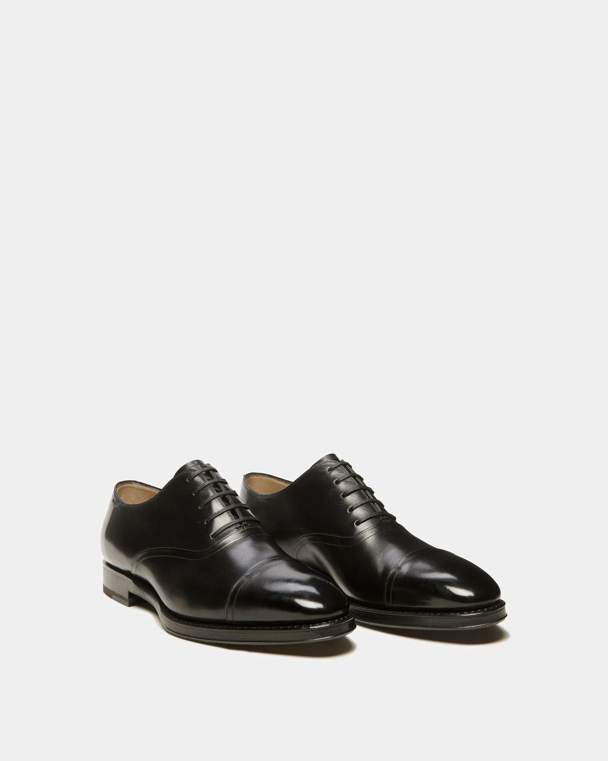 Scribe Oxford Shoes In Black Leather - Image 2