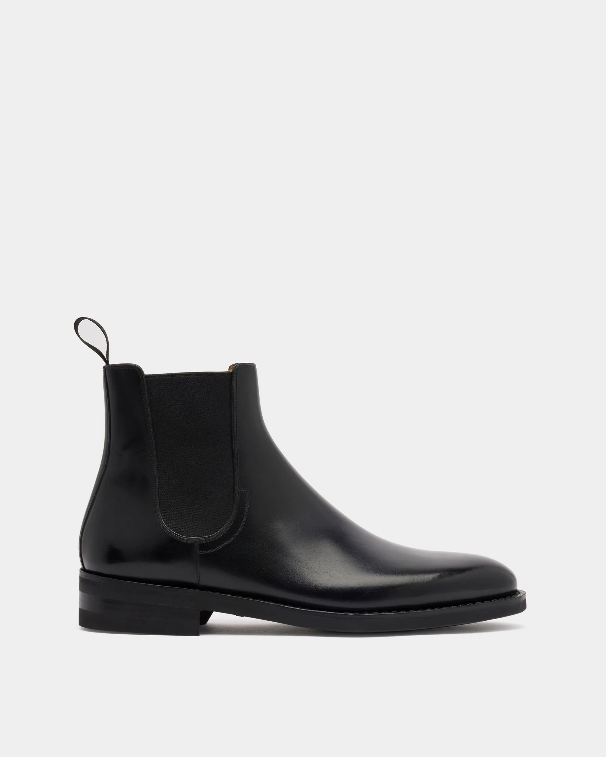 Scribe Un Bootie in Black Leather