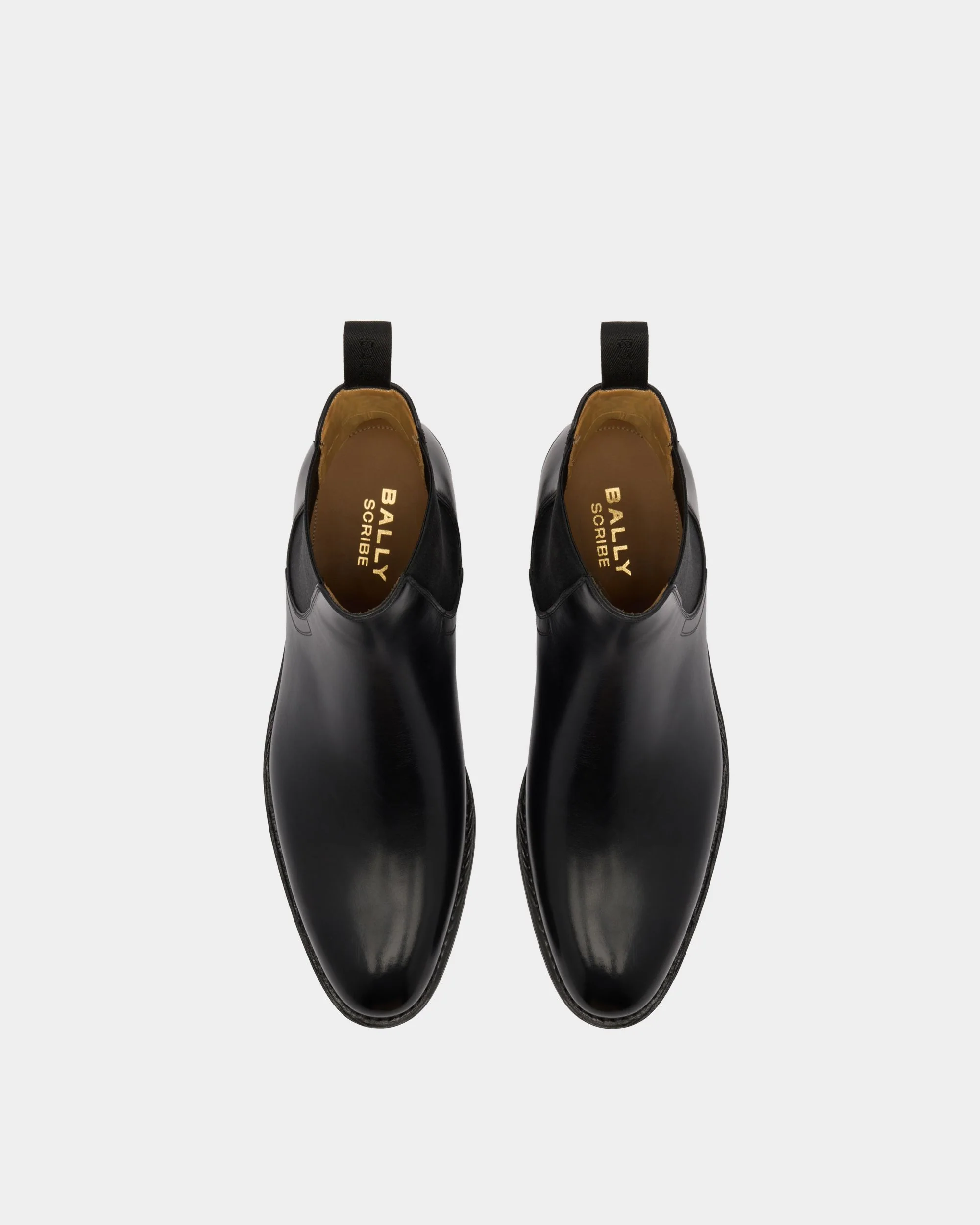 Scribe Un Bootie in Black Leather - Image 5