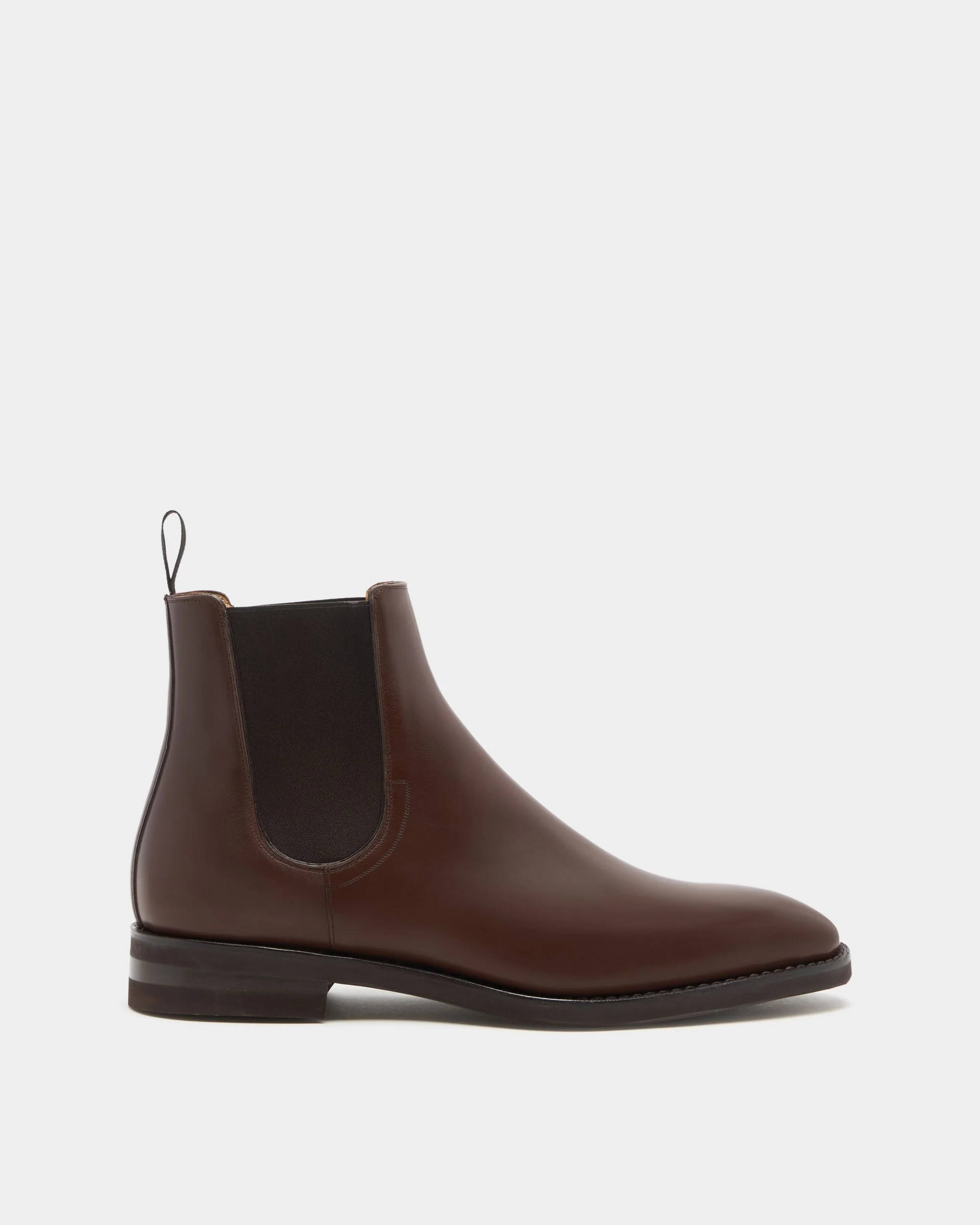 Scribe Un Bootie in Brown Leather