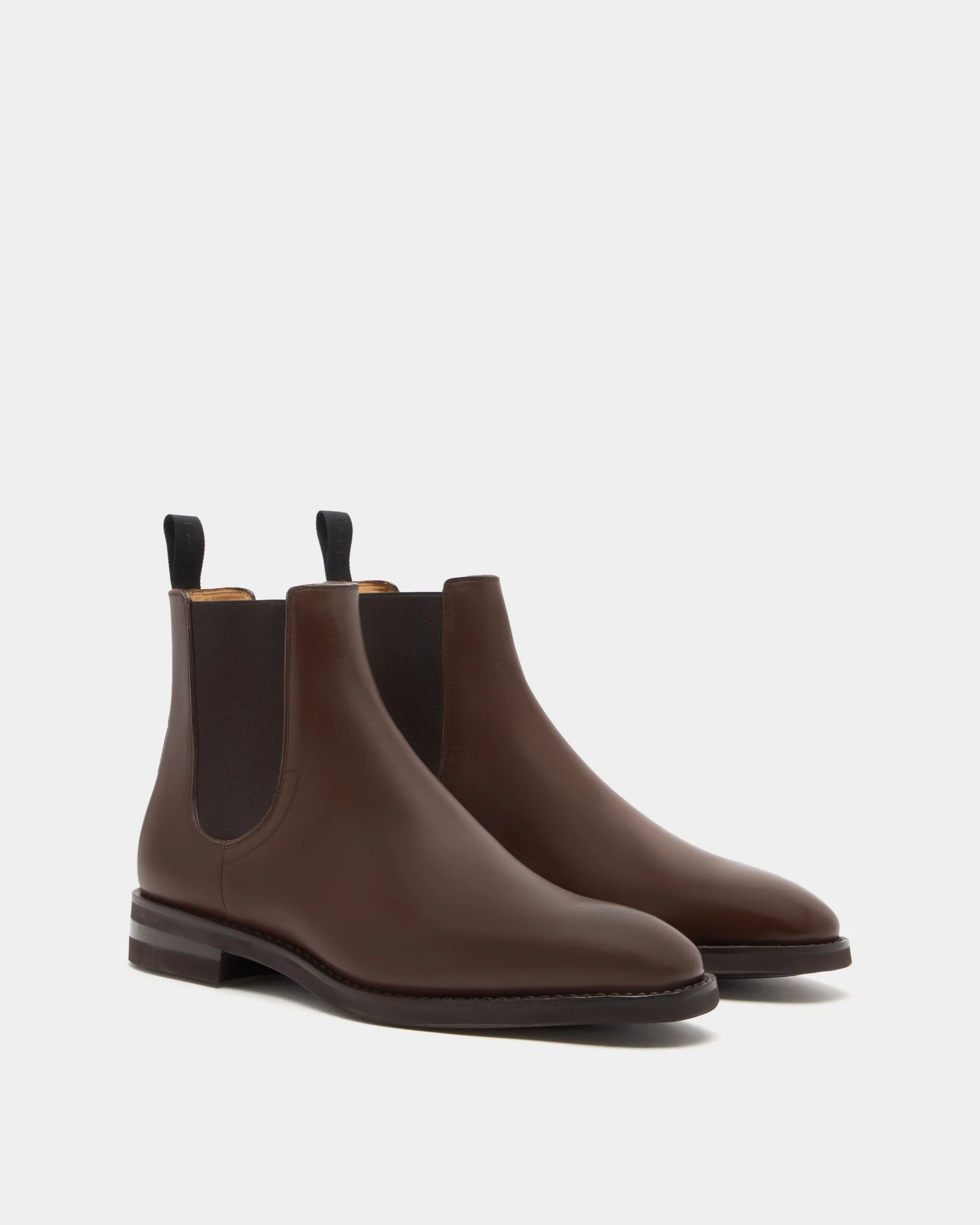 Scribe Un Bootie in Brown Leather - Image 3
