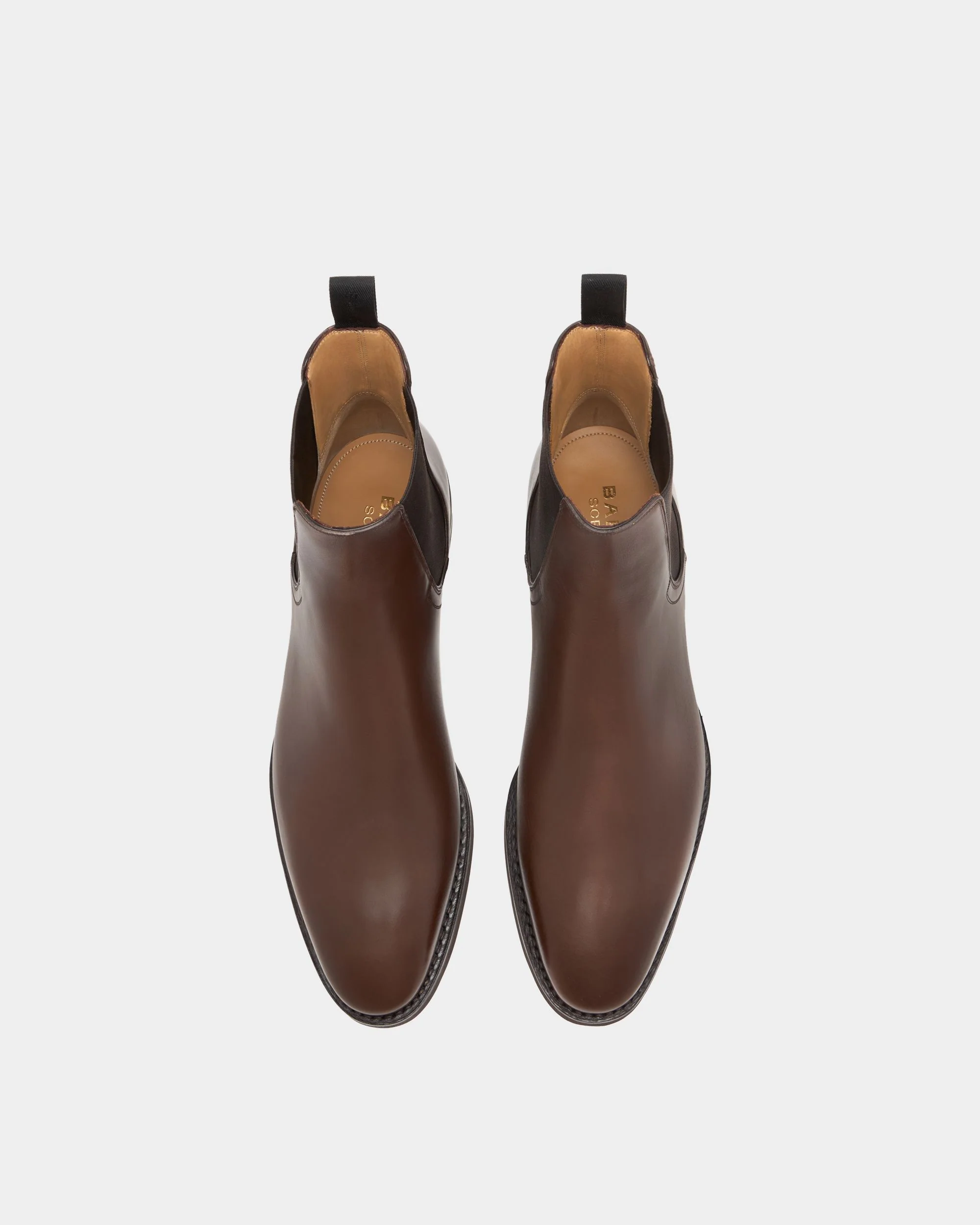 Scribe Un Bootie in Brown Leather - Image 5
