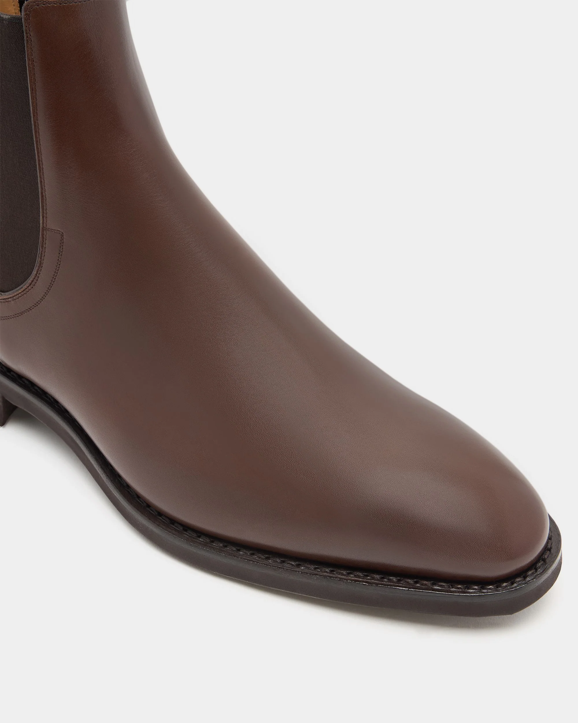Scribe Un Bootie in Brown Leather - Image 6