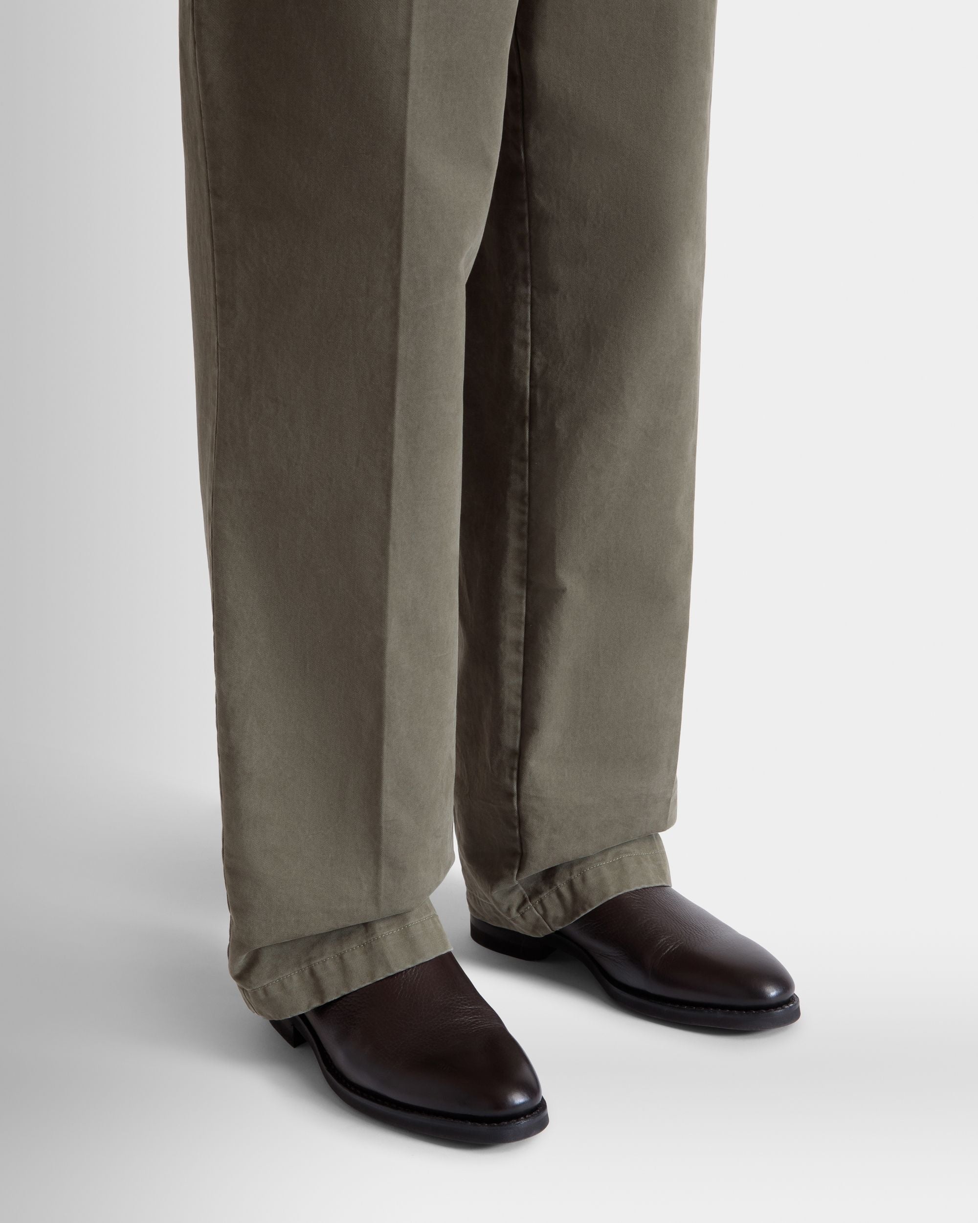 Scribe Un Bootie In Ebano Deer Leather - Image 2