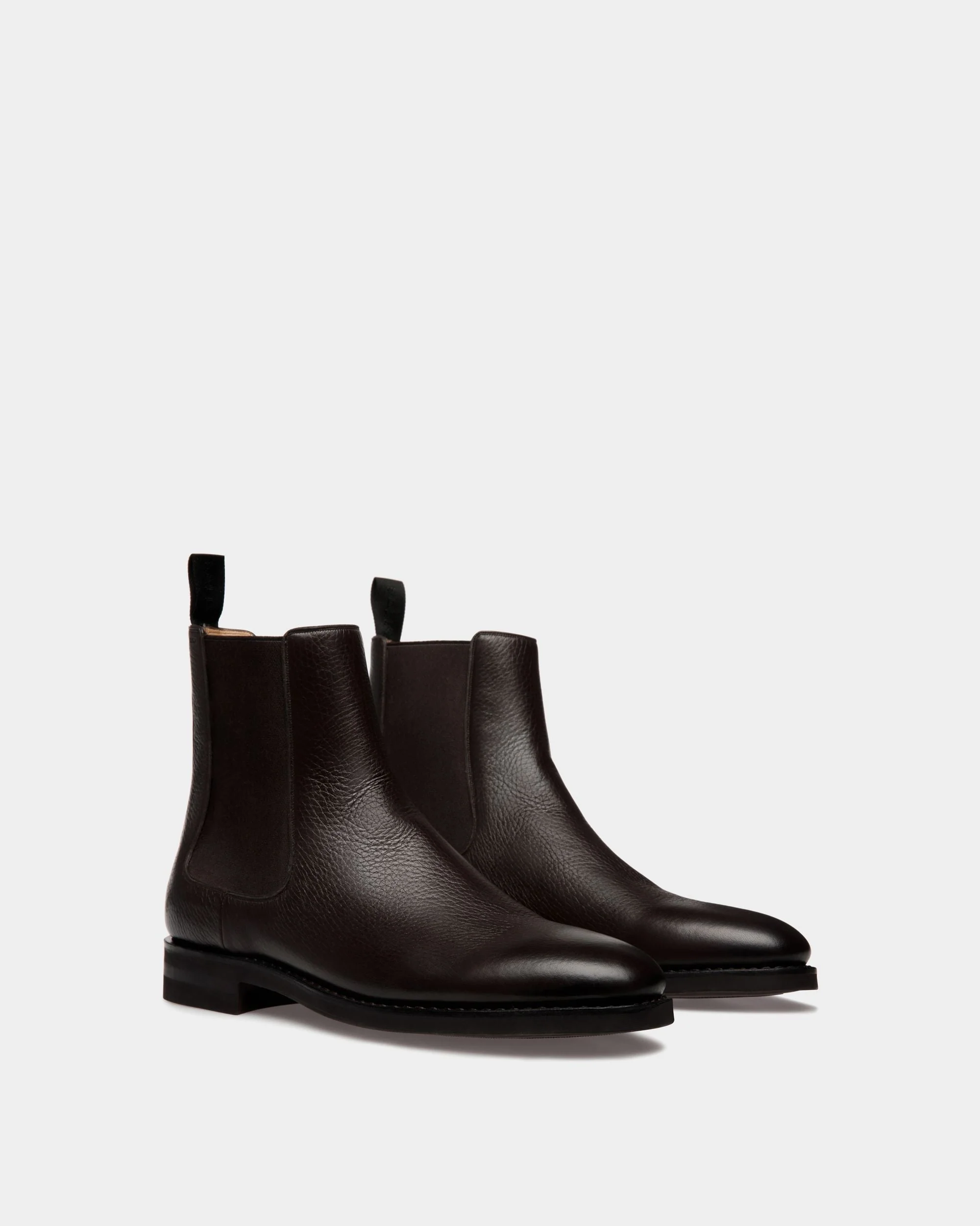 Scribe Un Bootie In Ebano Deer Leather - Image 3