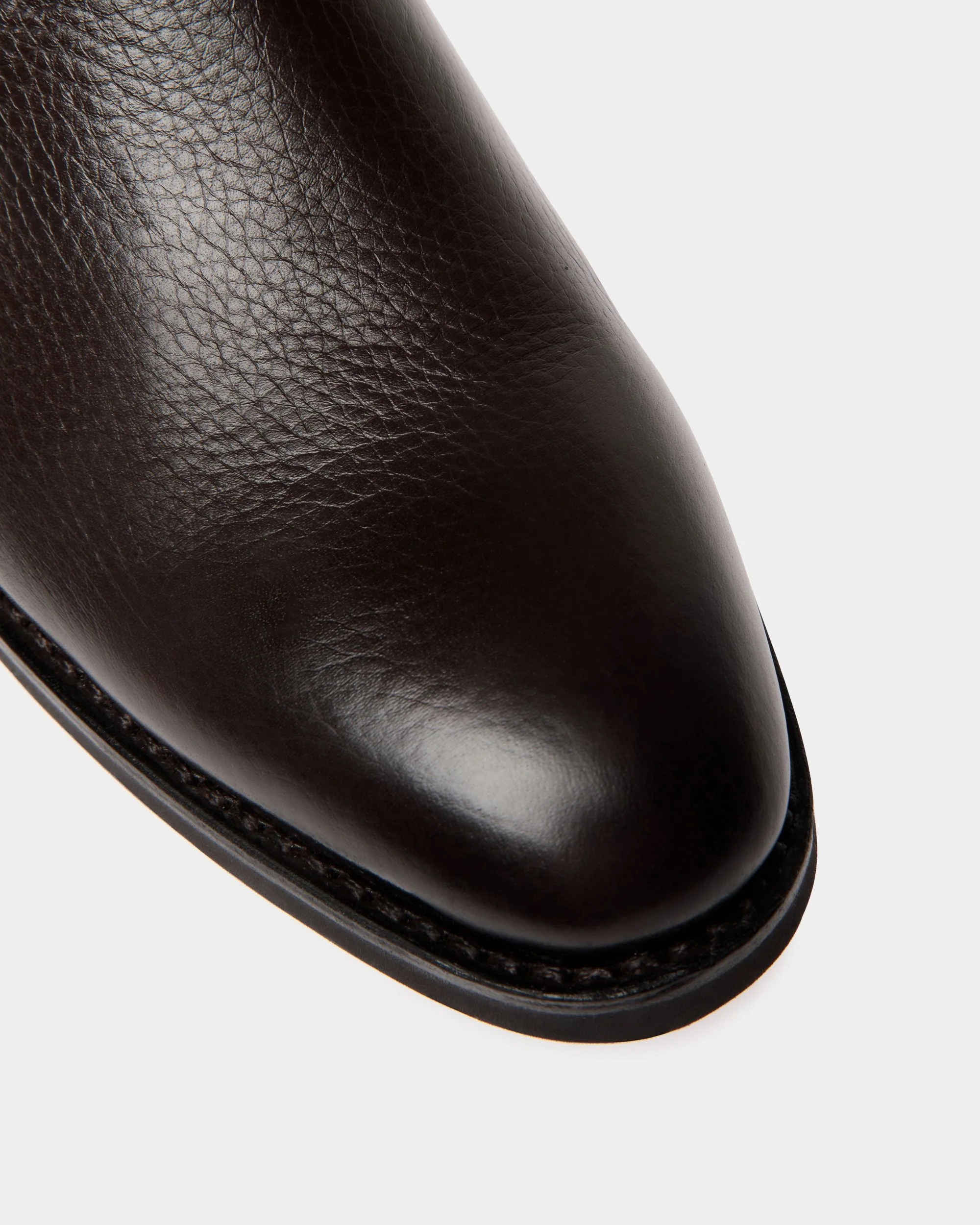 Scribe Un Bootie In Ebano Deer Leather - Image 5