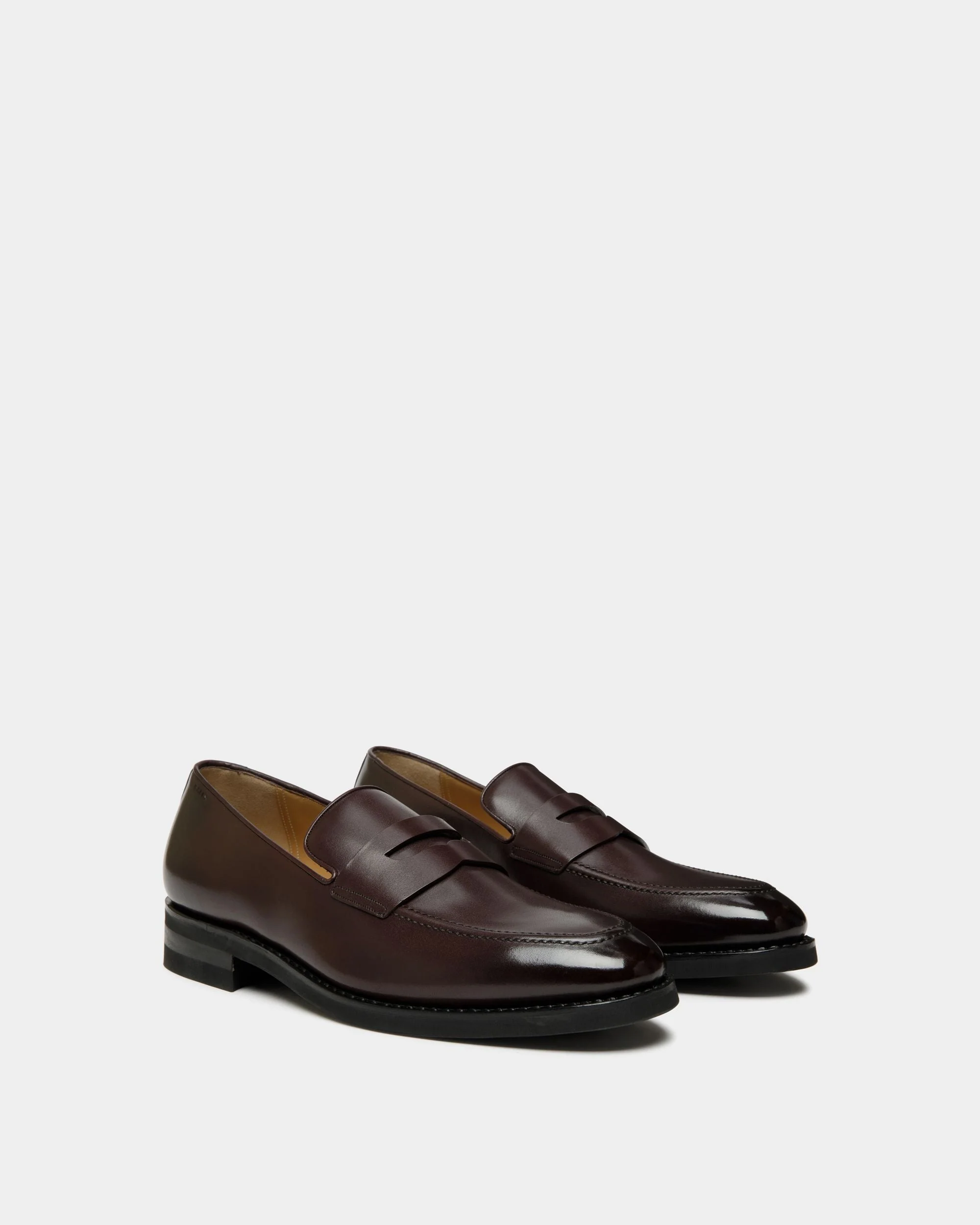 Scribe Un Loafer in Deep Burgundy Leather - Image 3
