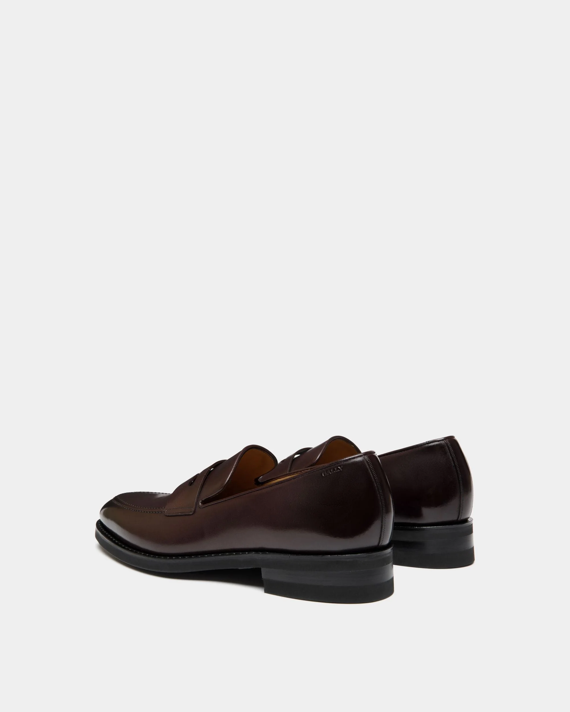 Scribe Un Loafer in Deep Burgundy Leather - Image 4
