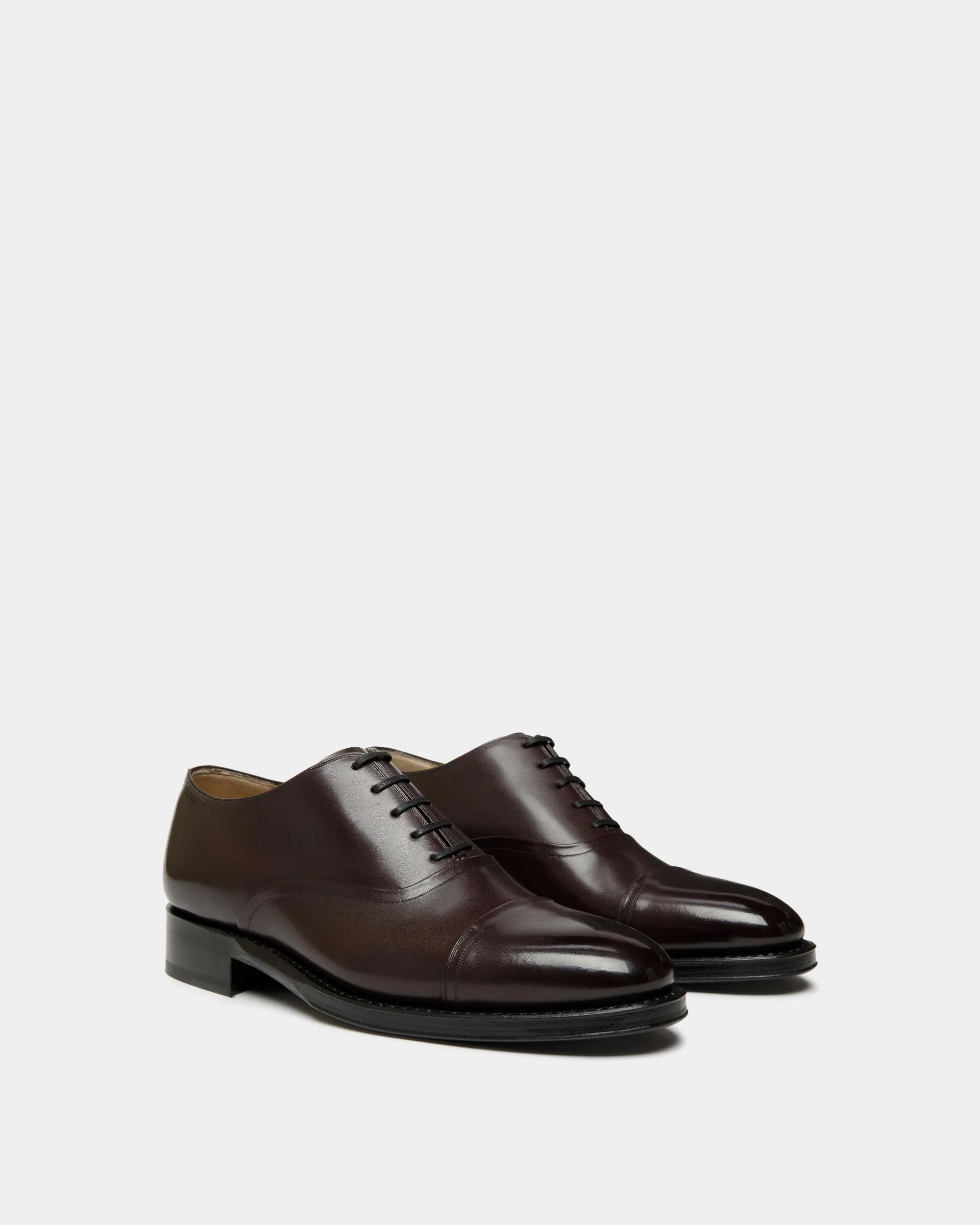 Scribe Un Oxford in Deep Burgundy Leather - Image 3