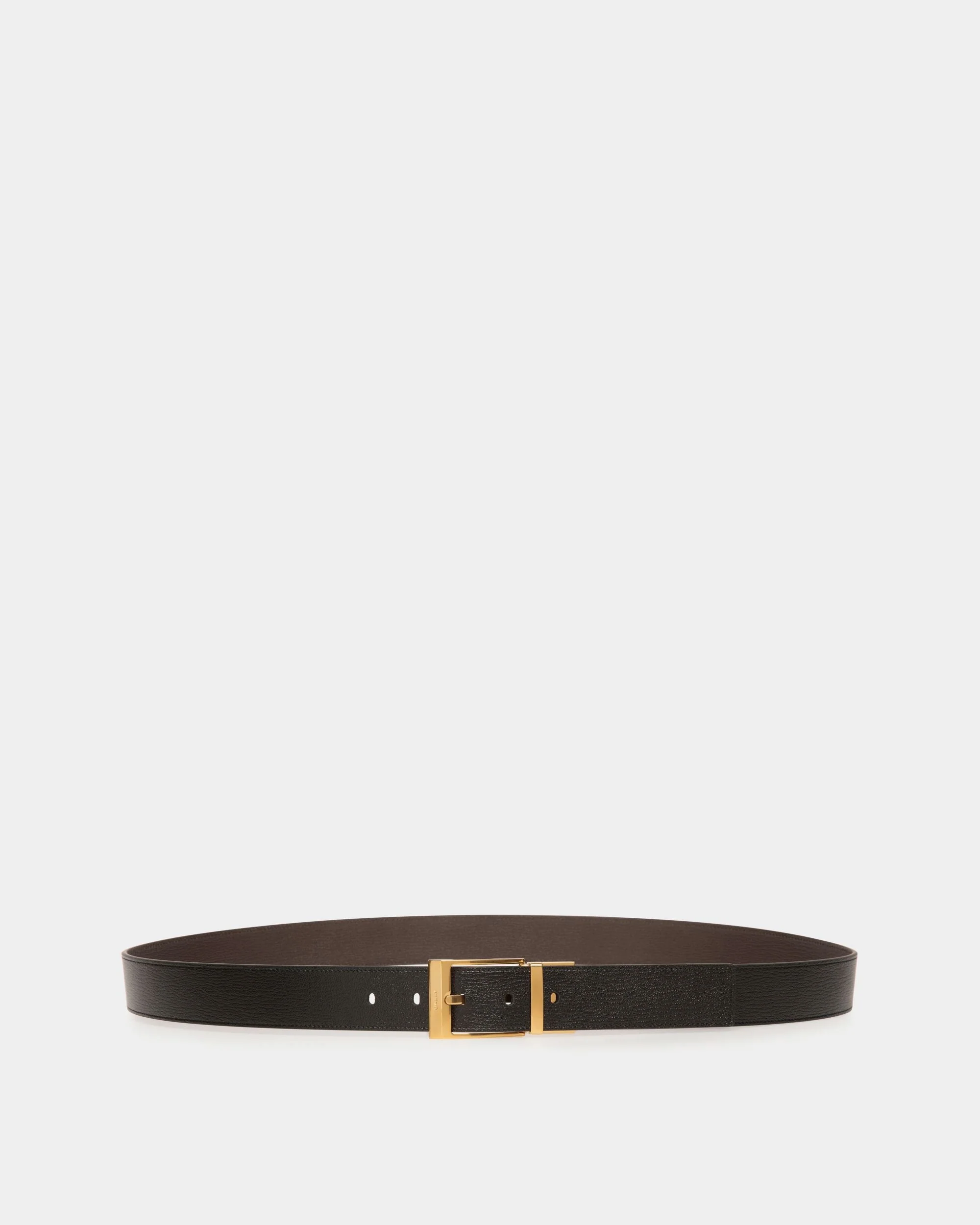 Shiffie 35mm Reversible and Adjustable Belt in Black and Ebano Leather