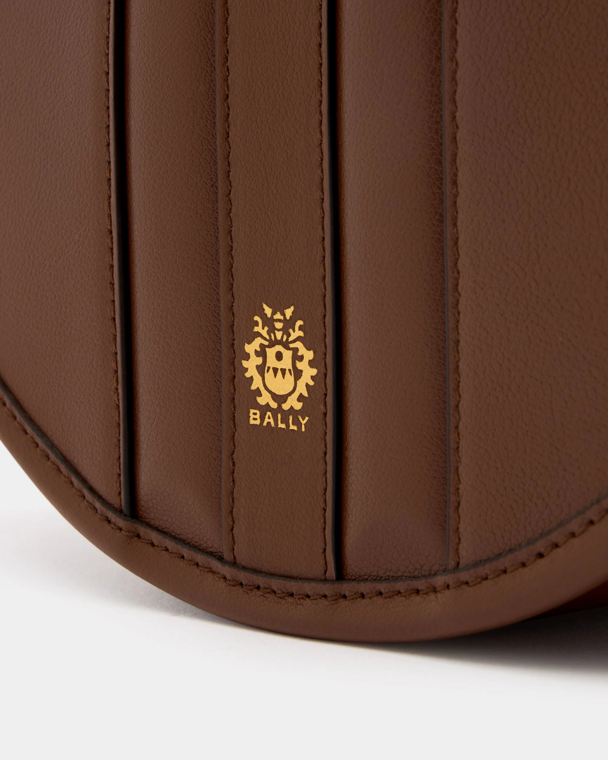 Signature Crossbody Bag in Brown Leather - Image 6