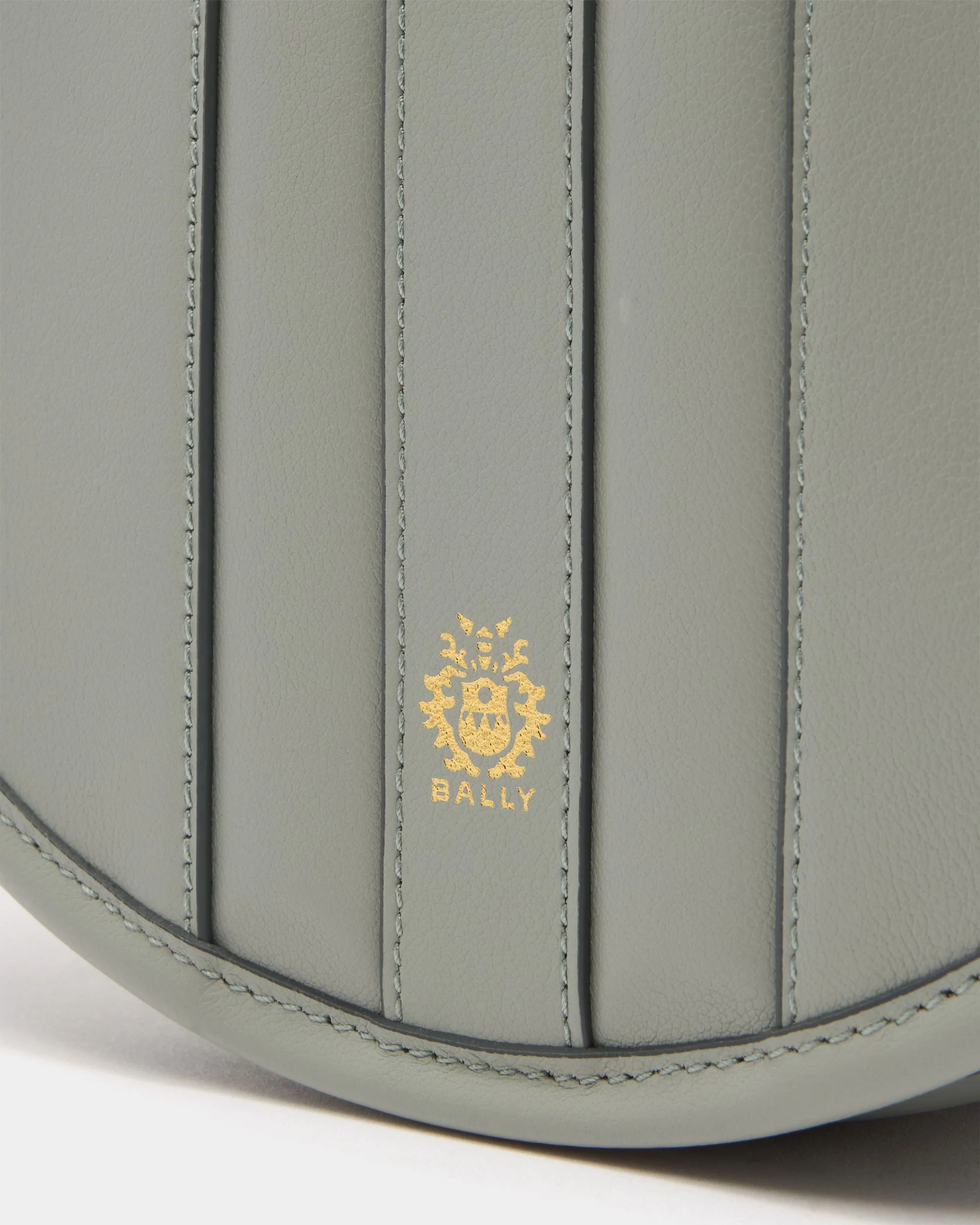 Signature Crossbody Bag in Glacier Grey Leather - Image 6