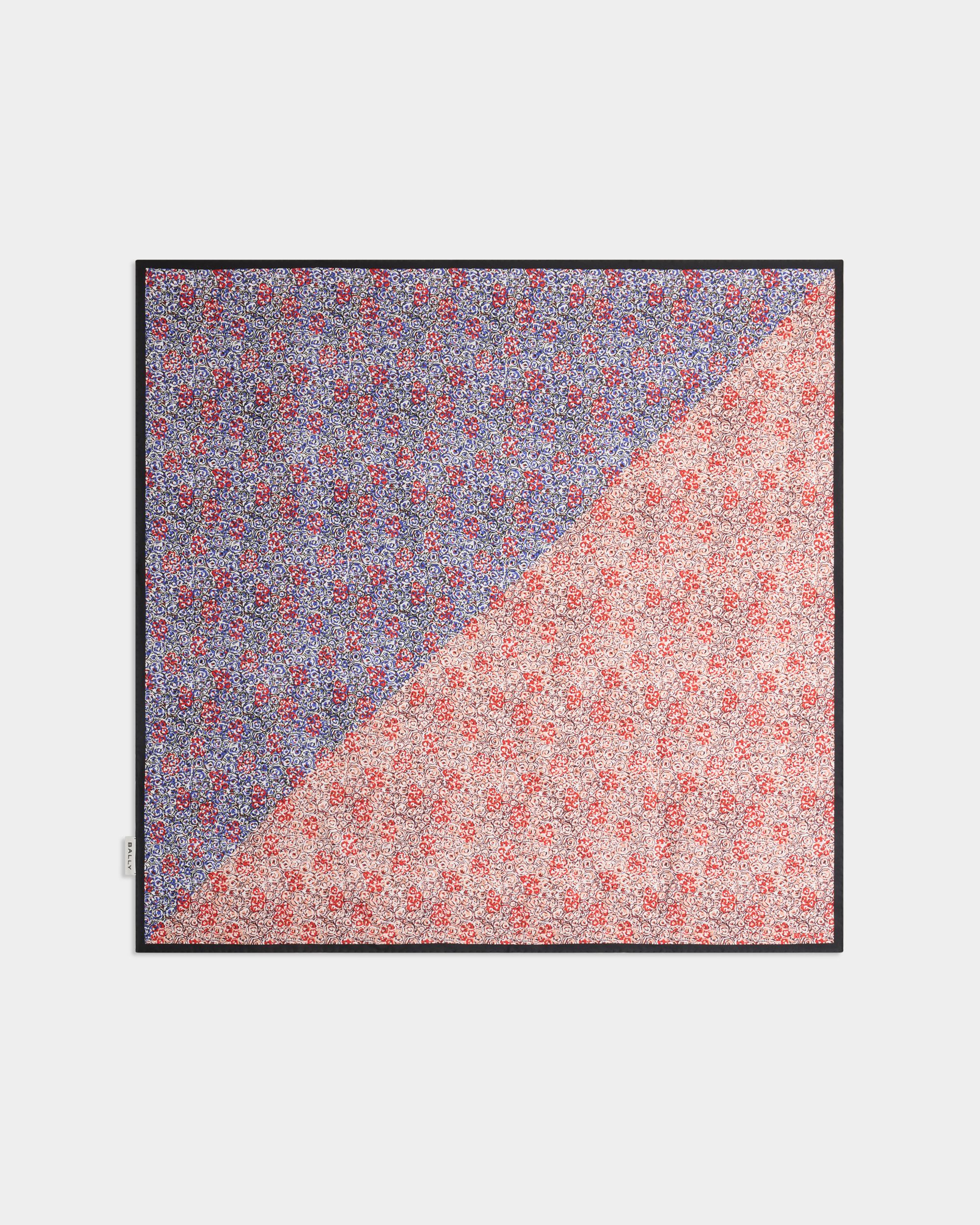 Silk Scarf in Multicolor Twill