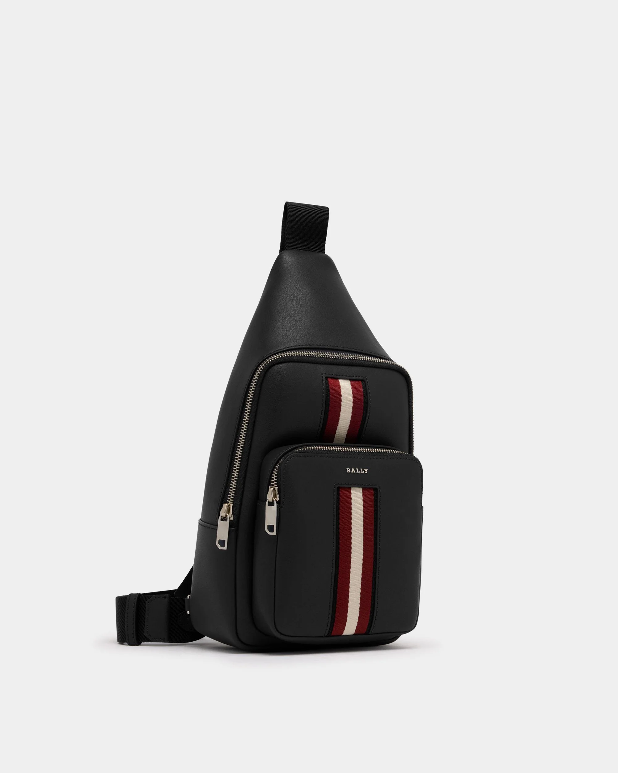Sling Bag in Blue Leather - Image 3