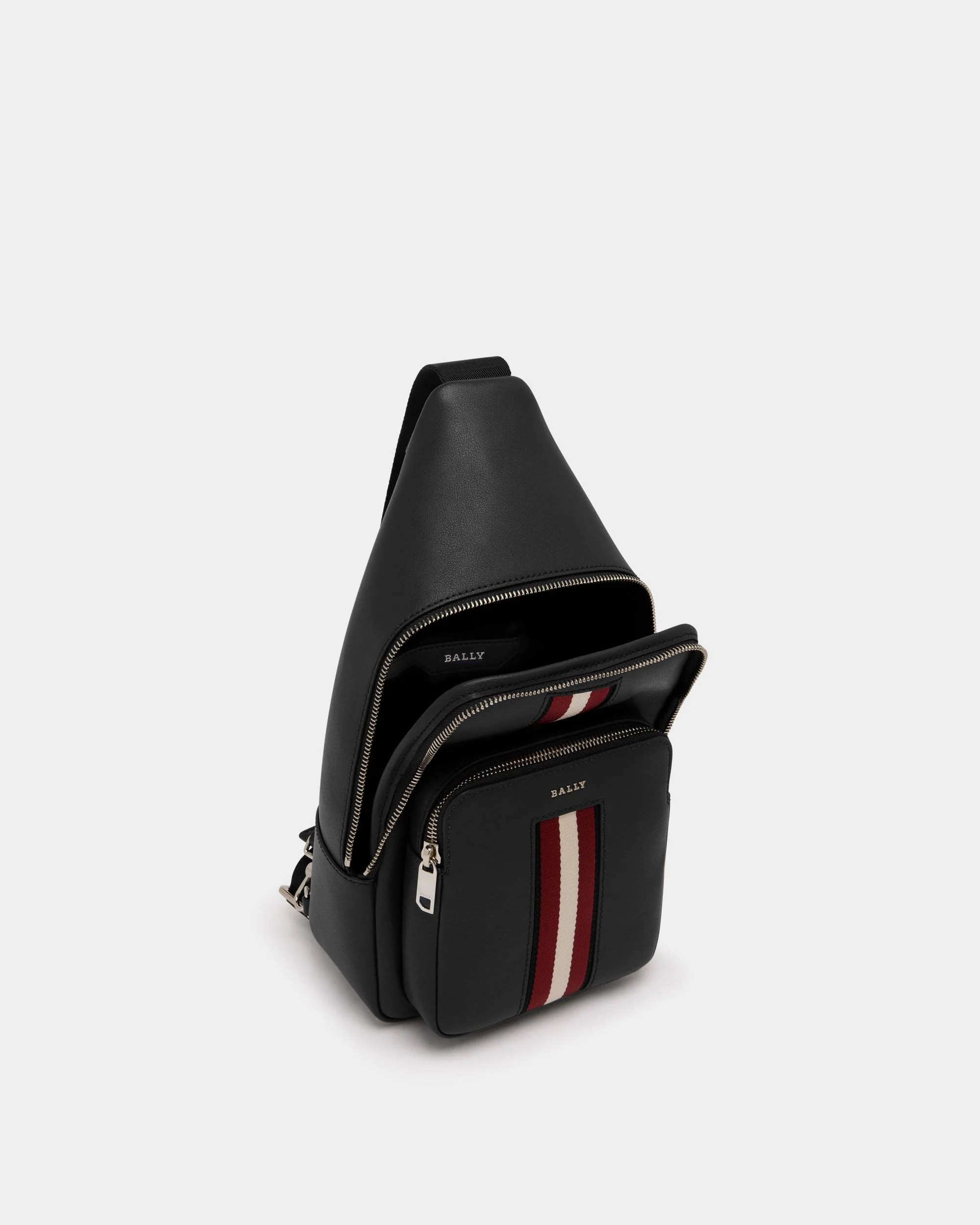 Sling Bag in Blue Leather - Image 4