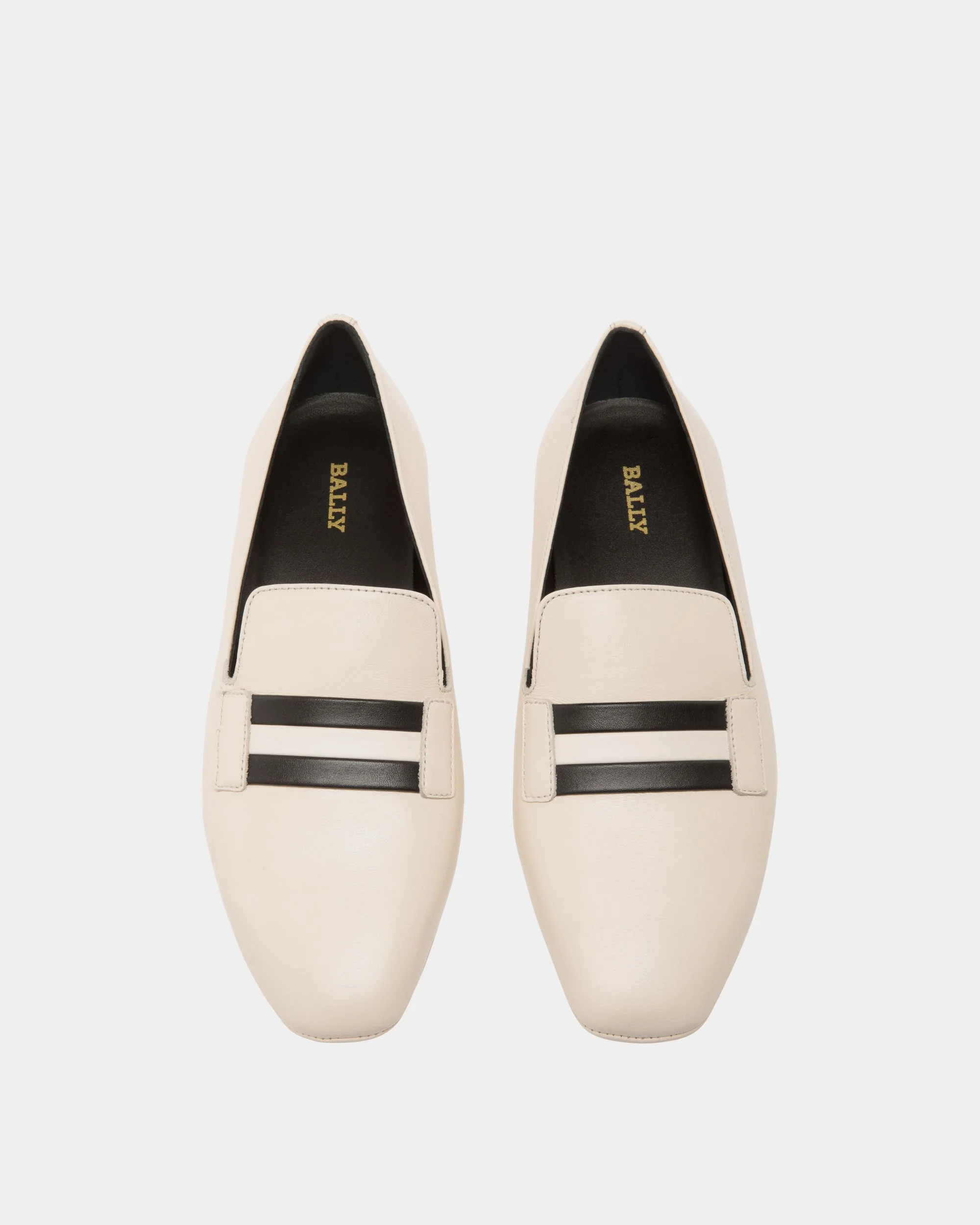Slipper in White Leather - Image 4