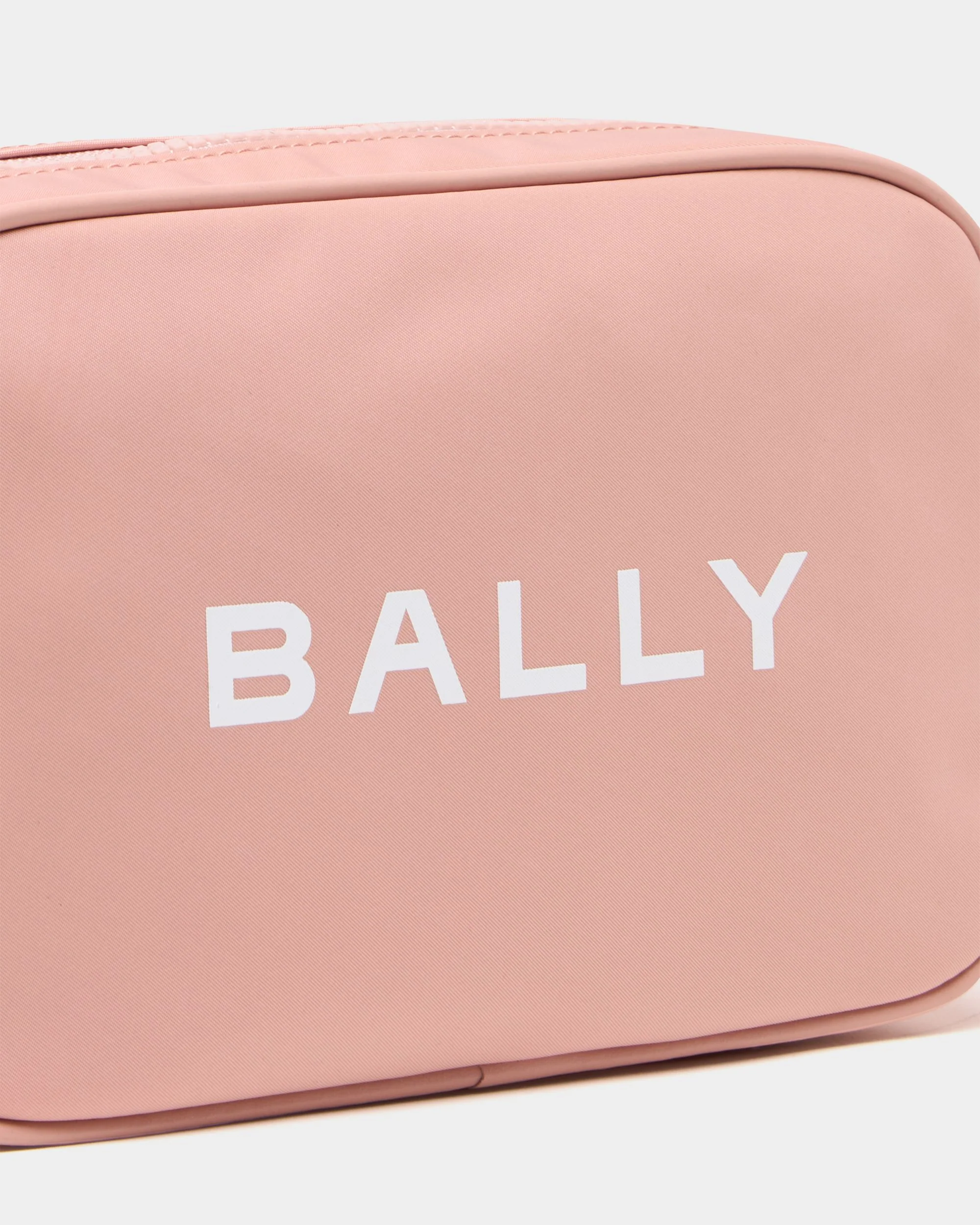 Small Crossbody Bag In Pink Nylon - Image 5