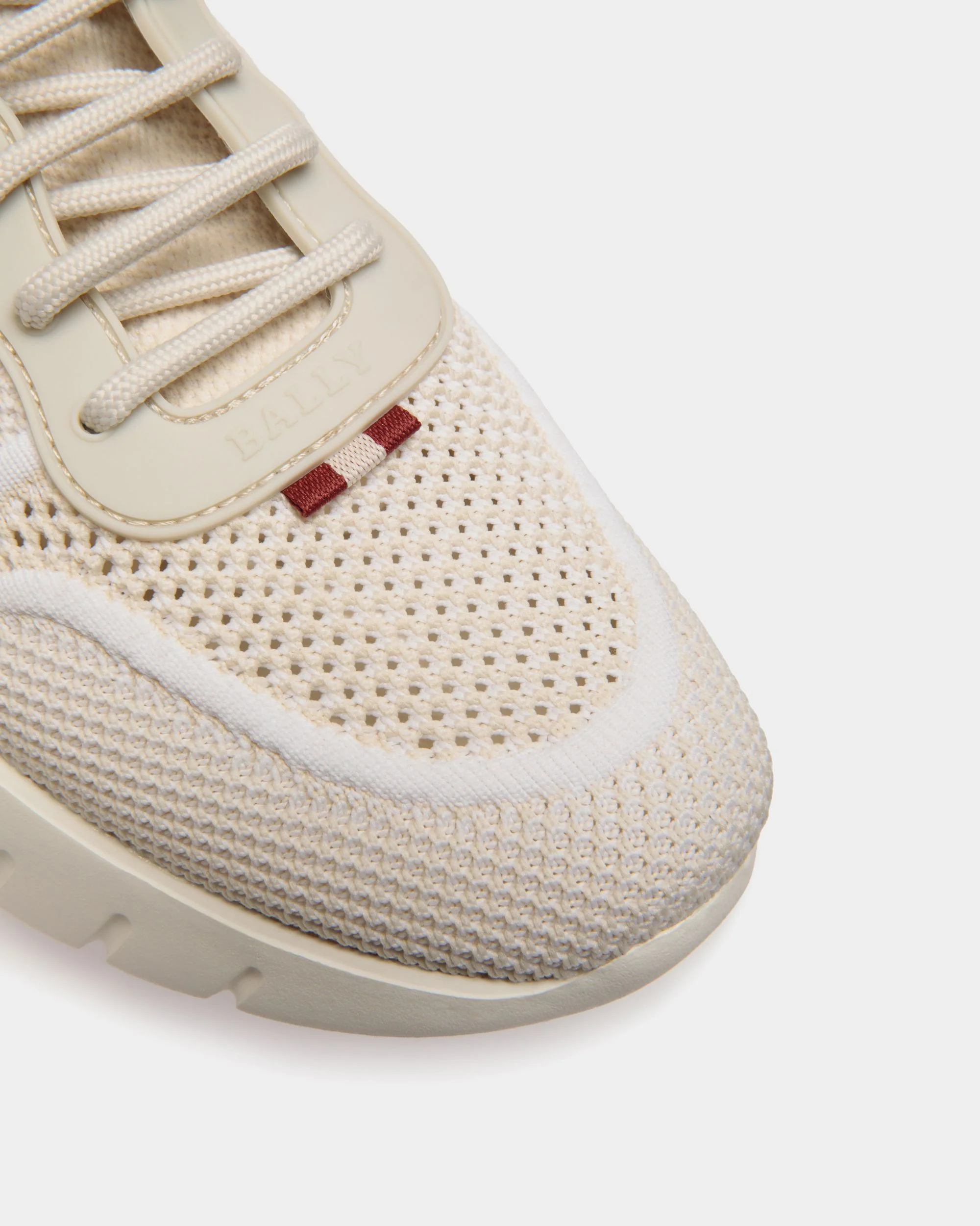 Sneaker In White Fabric - Image 5