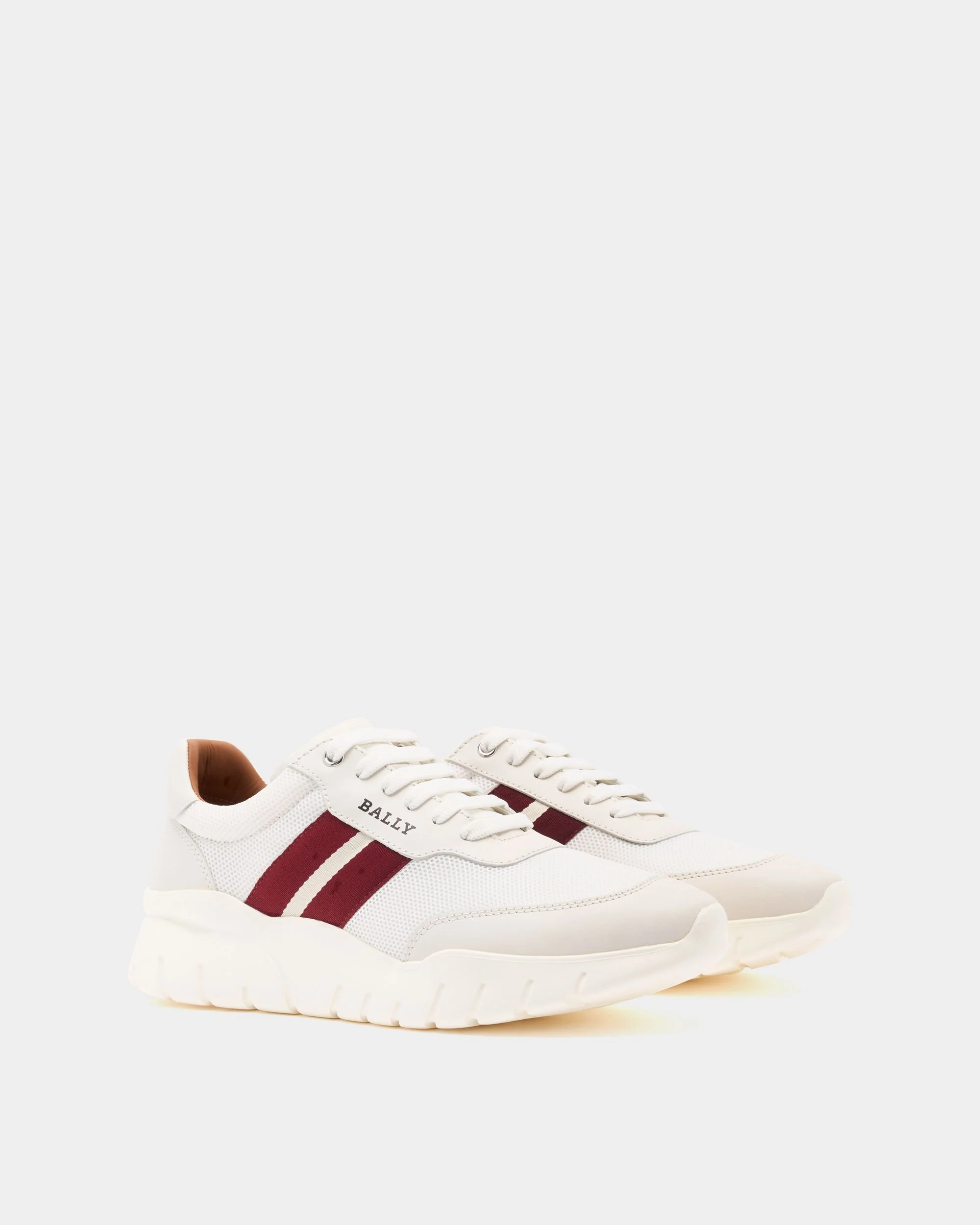 Sneaker In White Fabric - Image 3