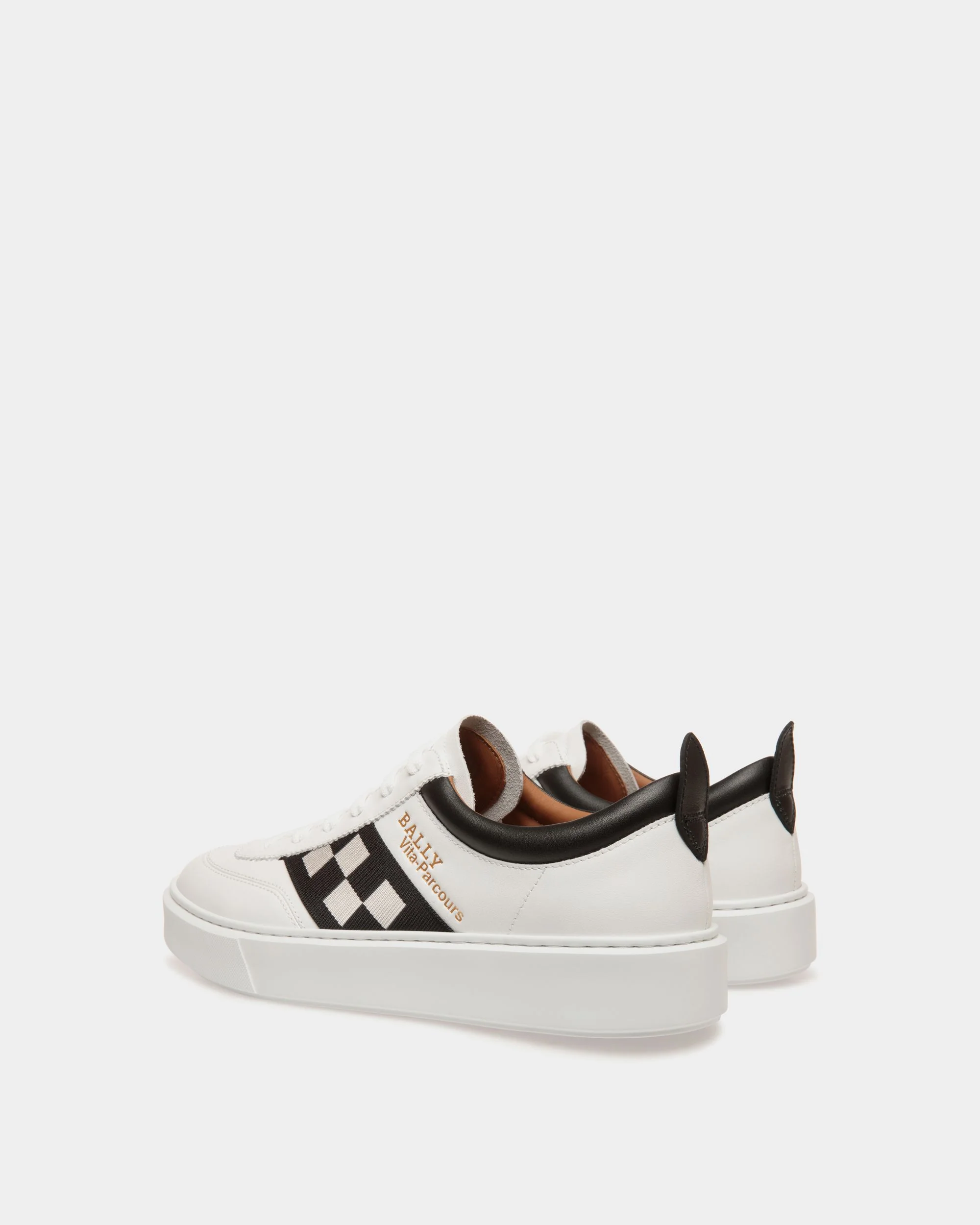 Sneaker In White Leather - Image 3
