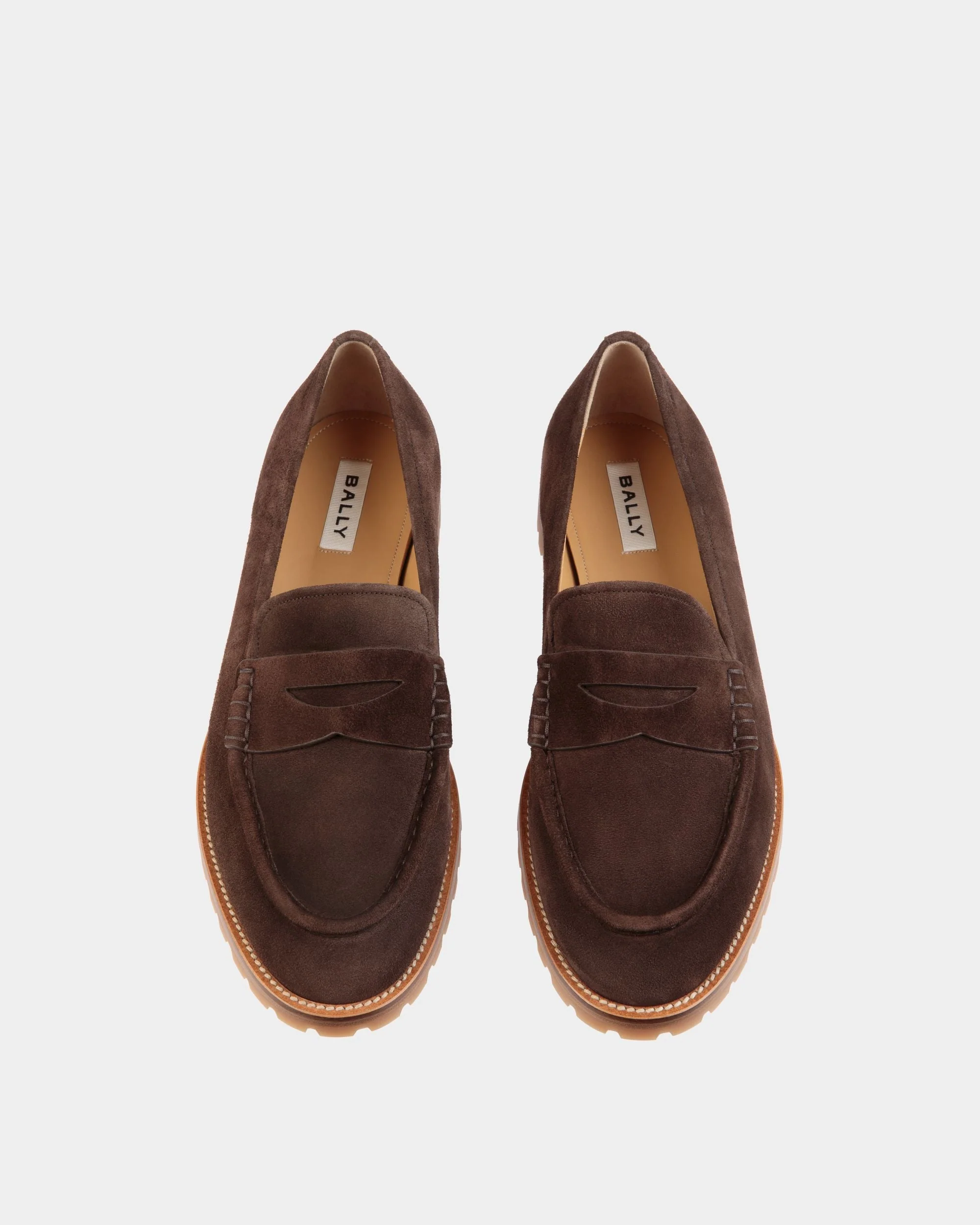 Solaria Loafer in Ebano Suede - Image 5