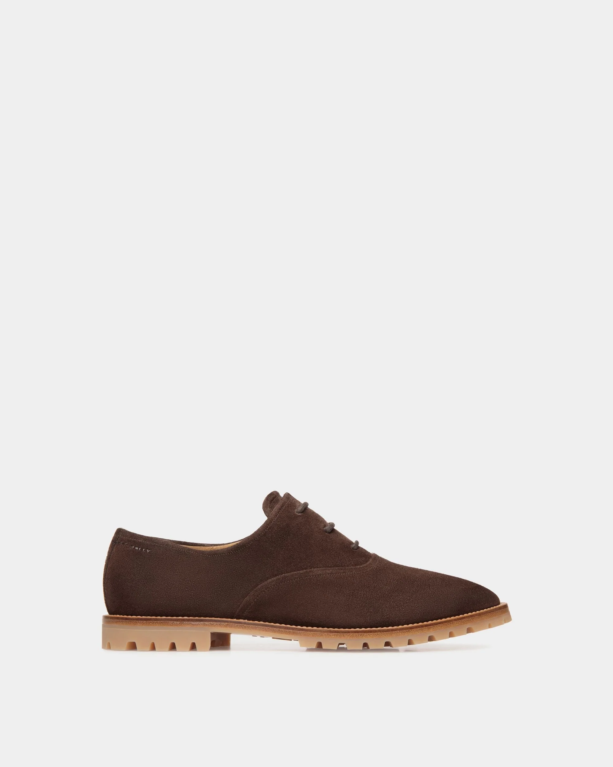 Solaria Oxford in Ebano Suede