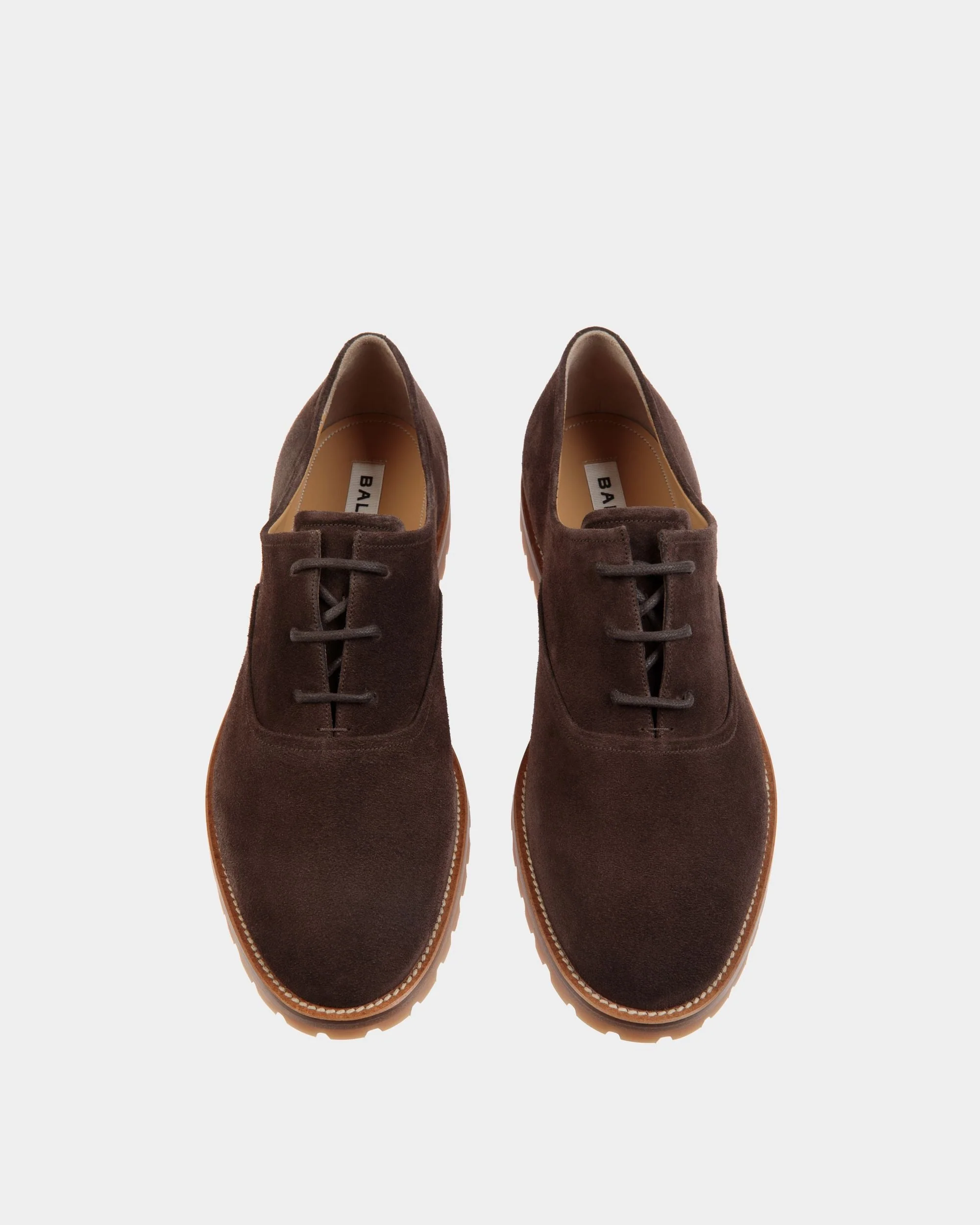 Solaria Oxford in Ebano Suede - Image 5