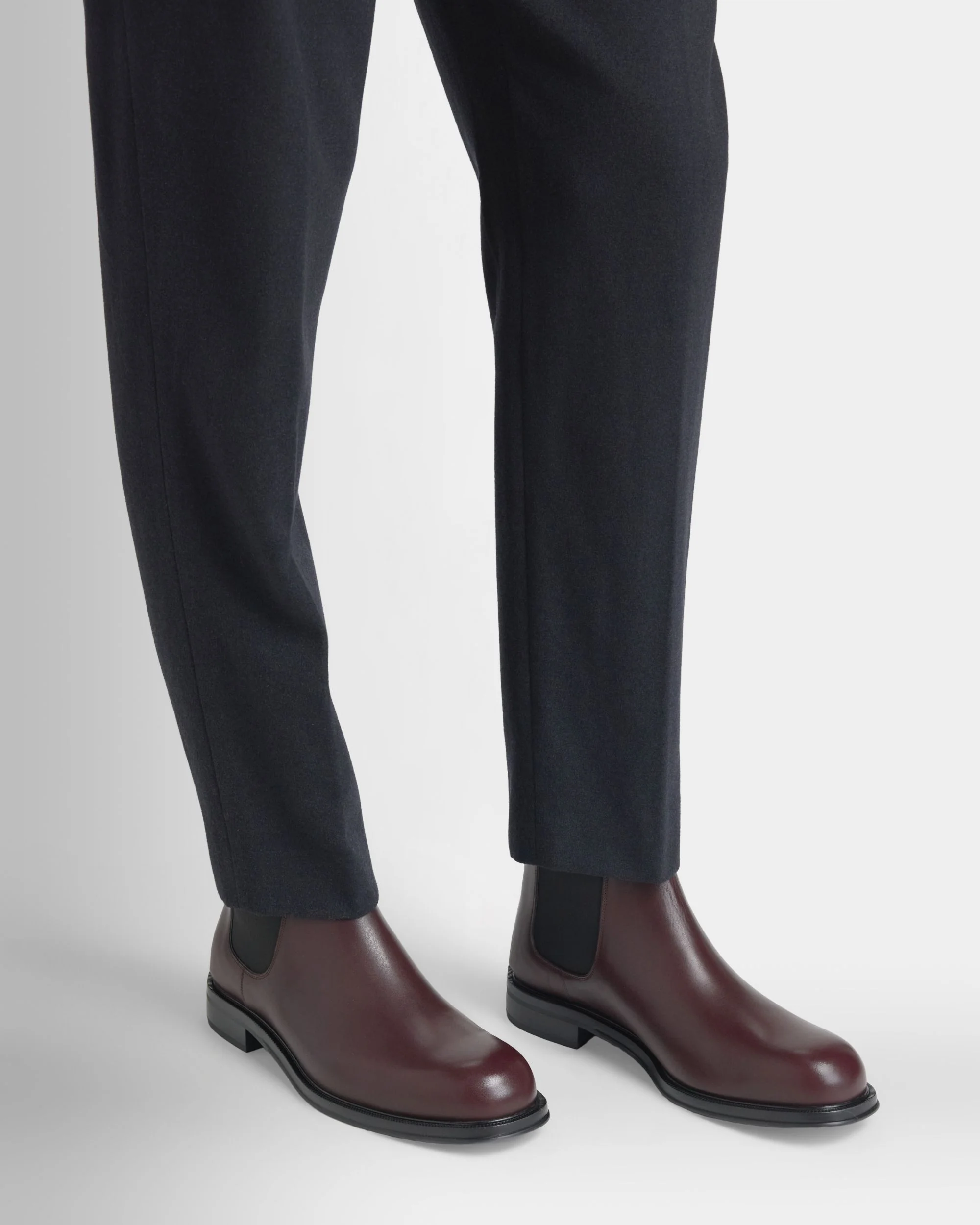 Spiegel Bootie in Deep Burgundy Leather - Image 2