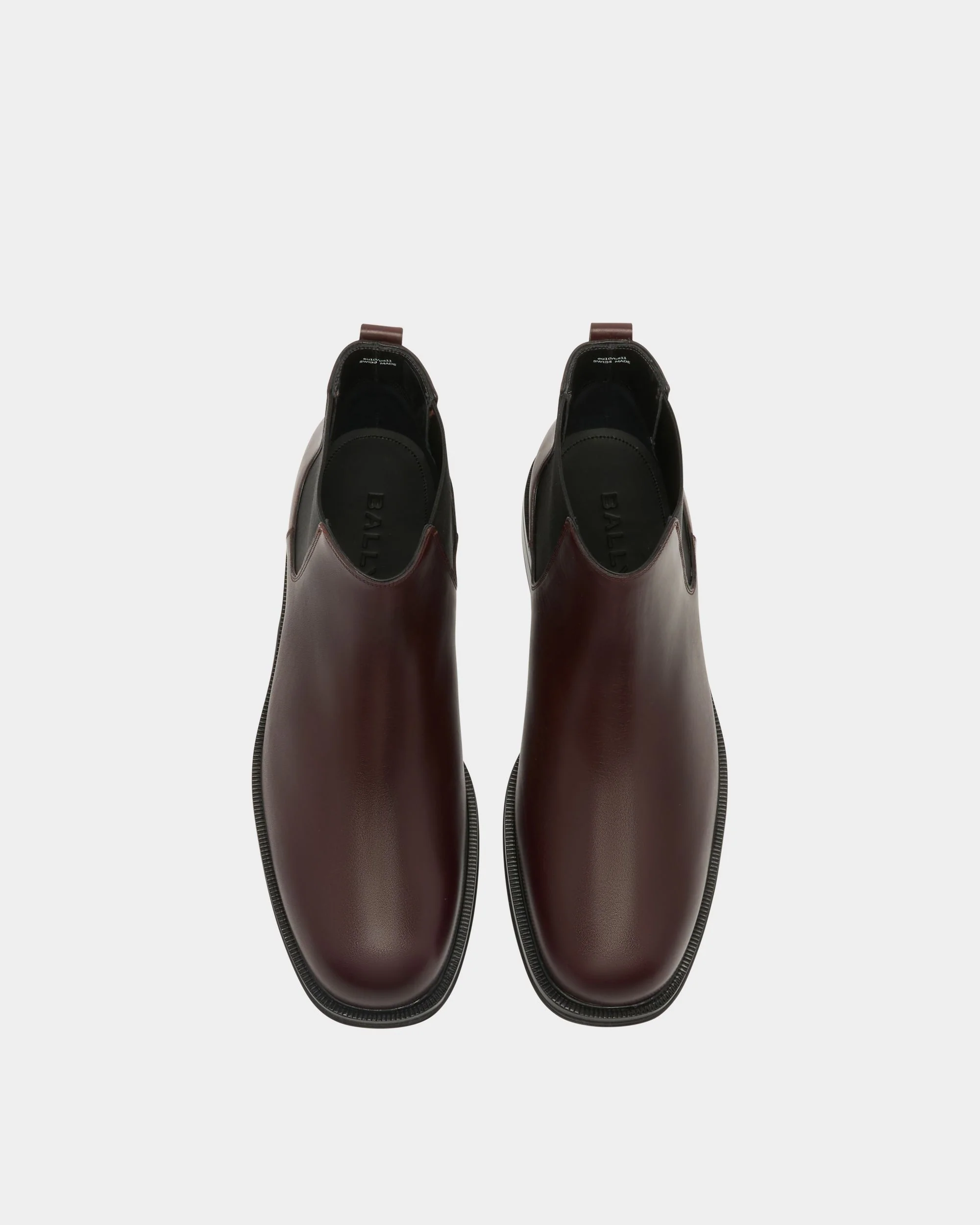 Spiegel Bootie in Deep Burgundy Leather - Image 5