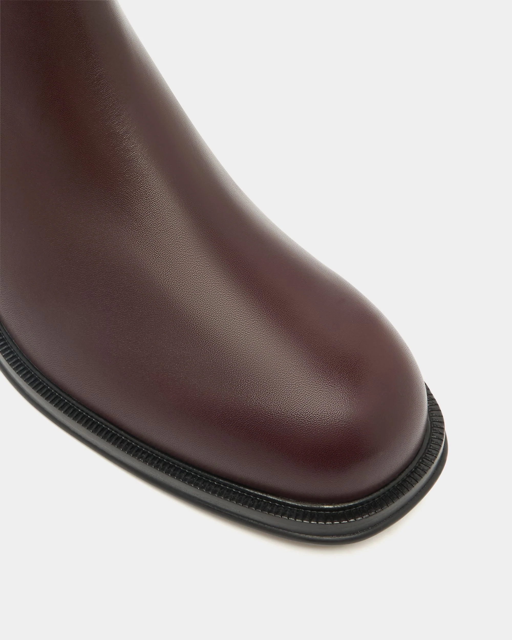 Spiegel Bootie in Deep Burgundy Leather - Image 6