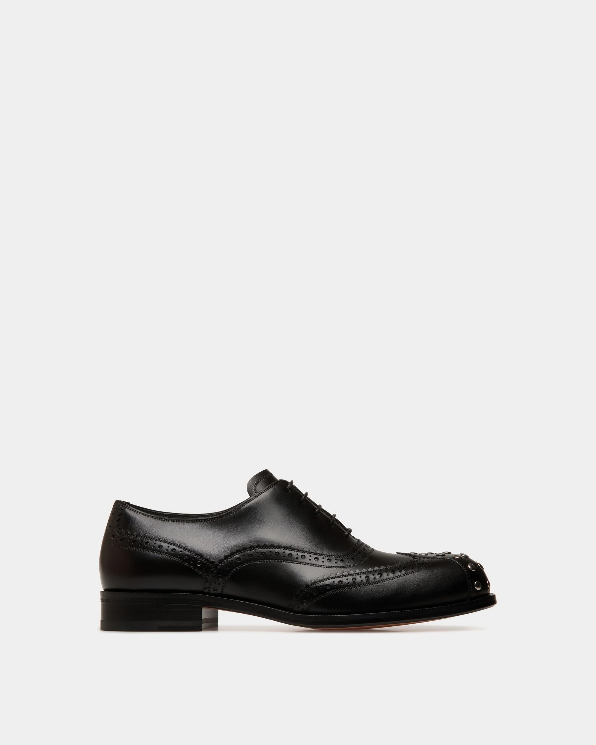 Spiegel Oxford in Black Leather
