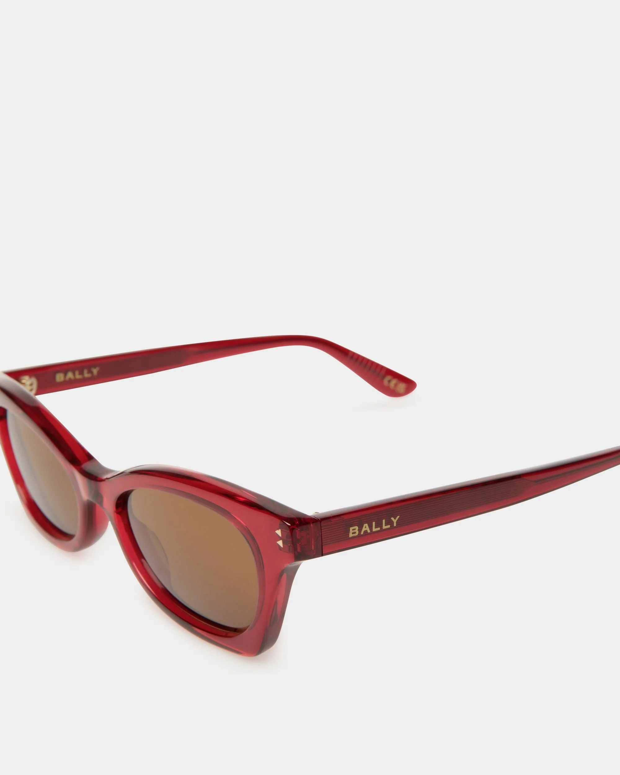 Sue Sunglasses In Red Acetate - Image 4