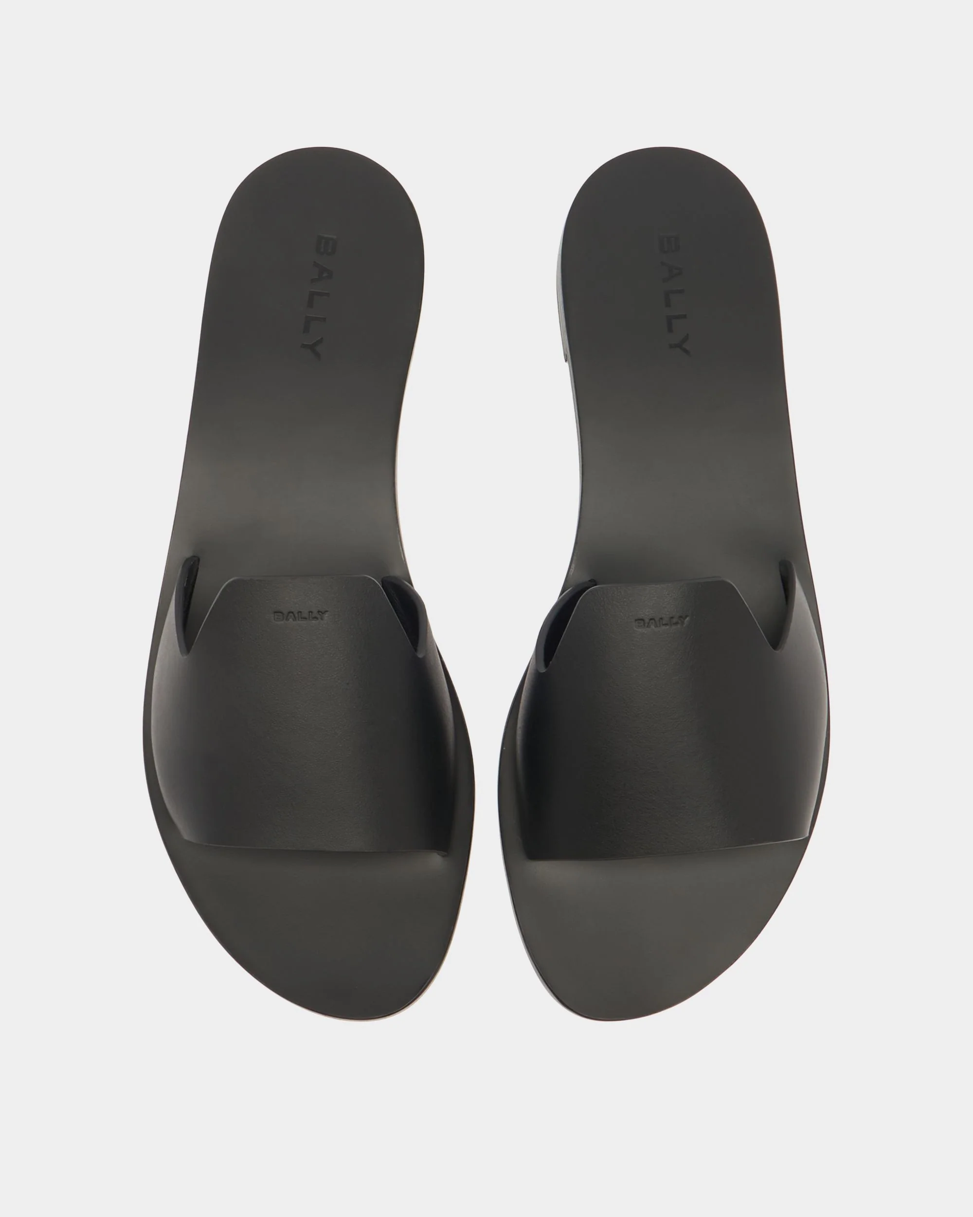 Summer Slide In Black Leather - Image 5