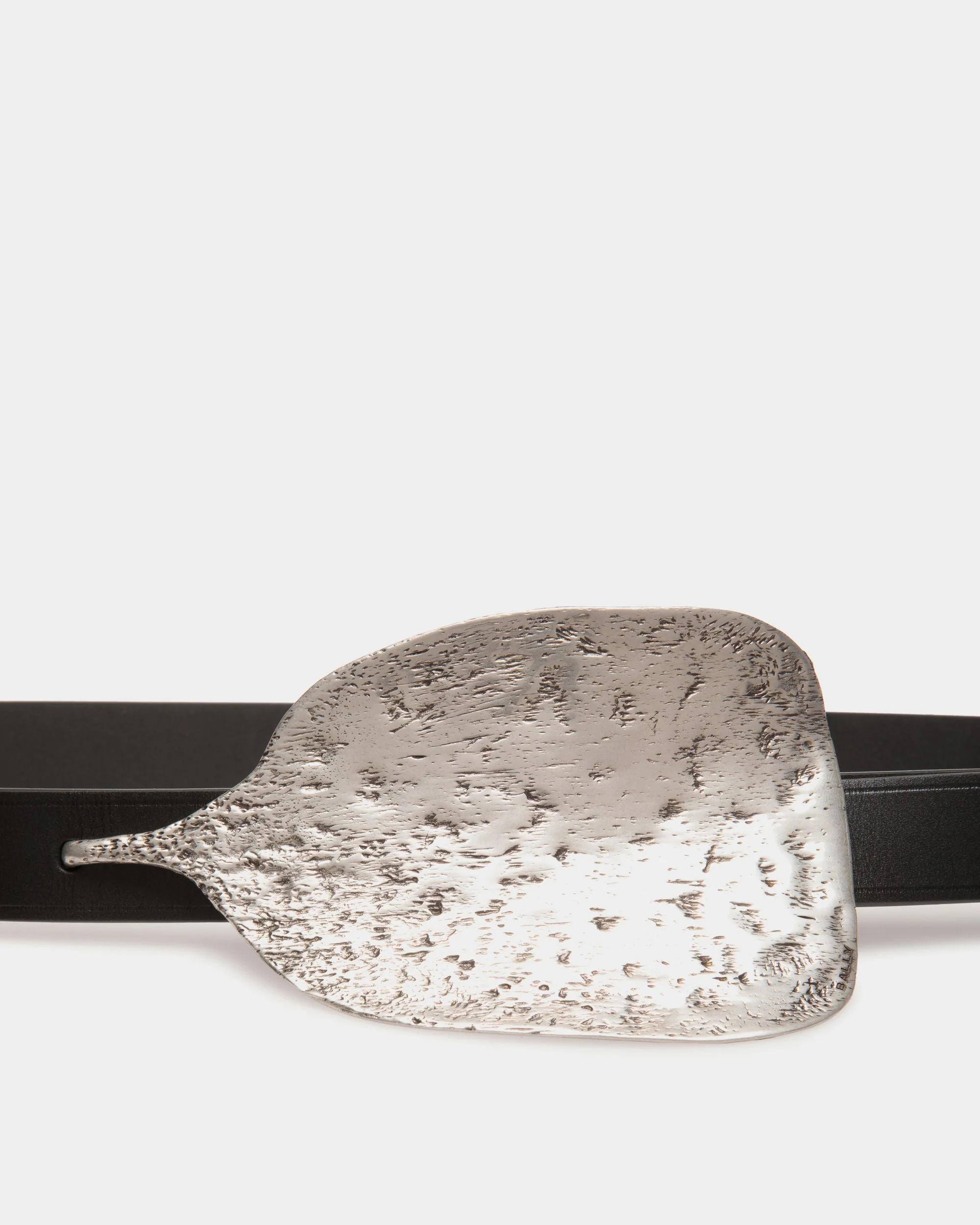 Swissness Belt in Black Leather - Image 3