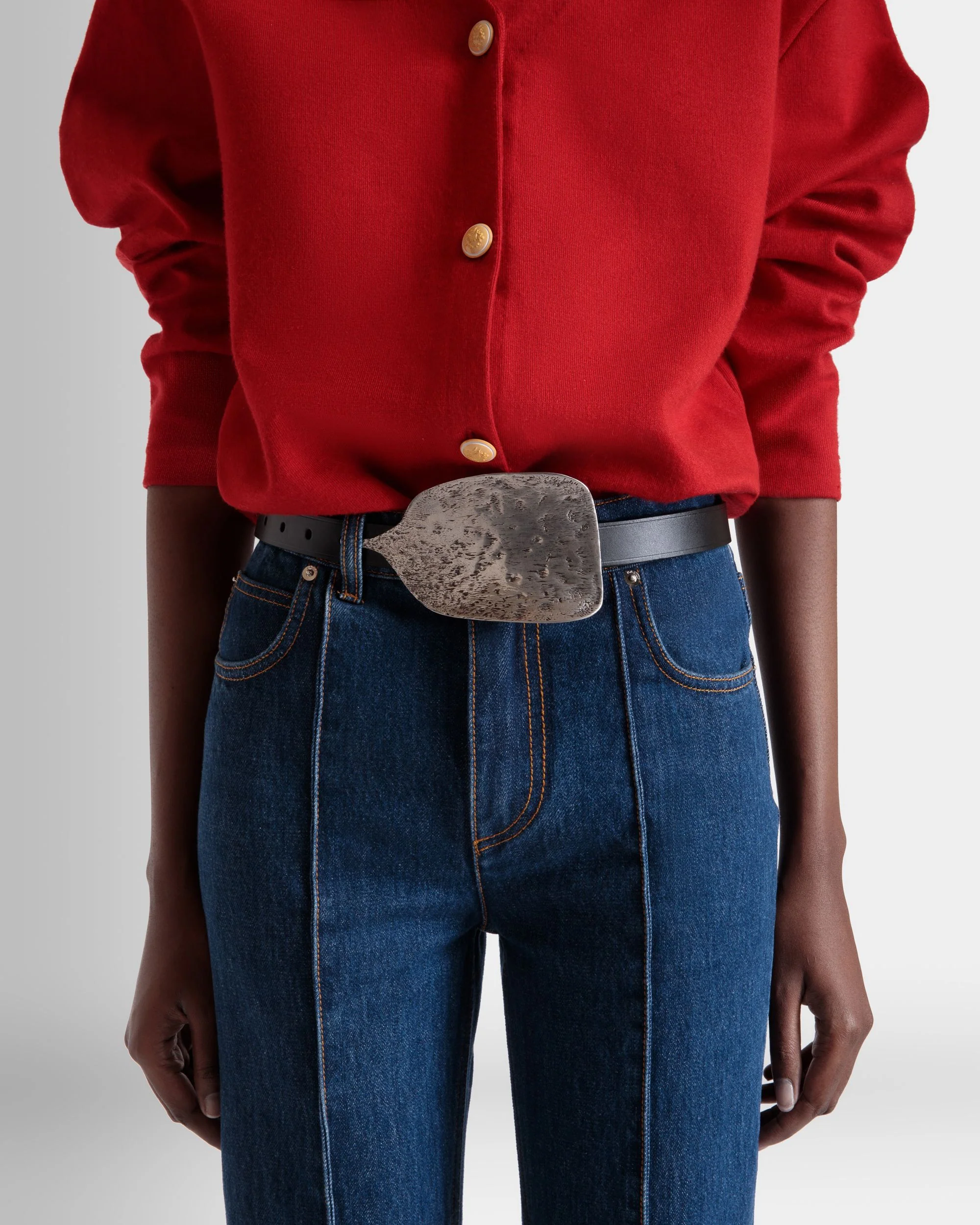 Swissness Belt in Black Leather - Image 4