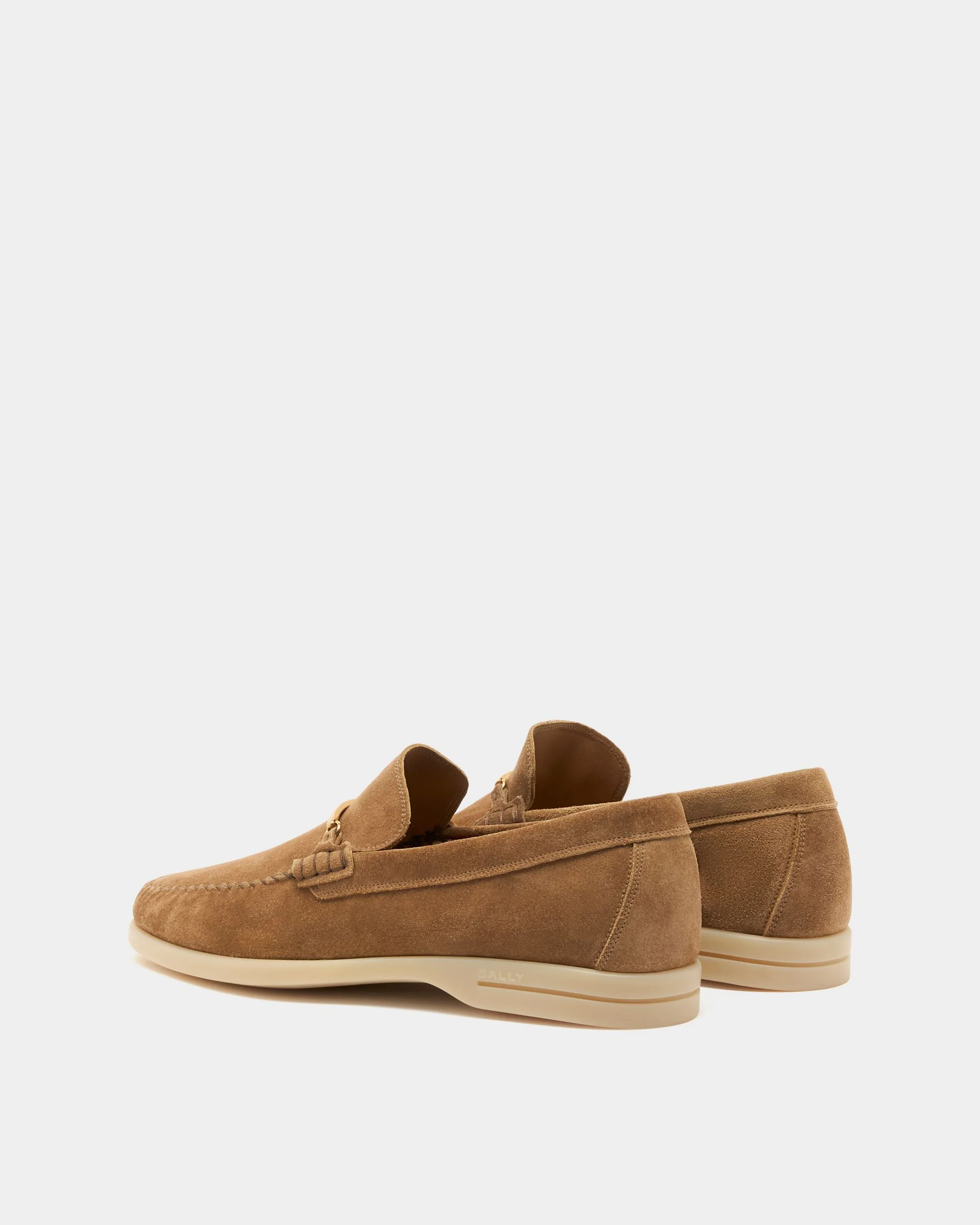 Switz Moc Loafer in Taupe Suede - Image 3