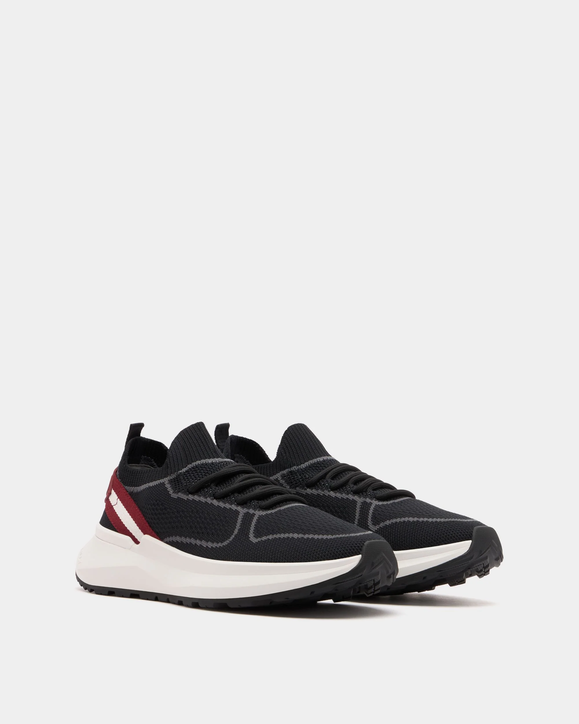 Sylen Sneaker in Black Fabric - Image 2