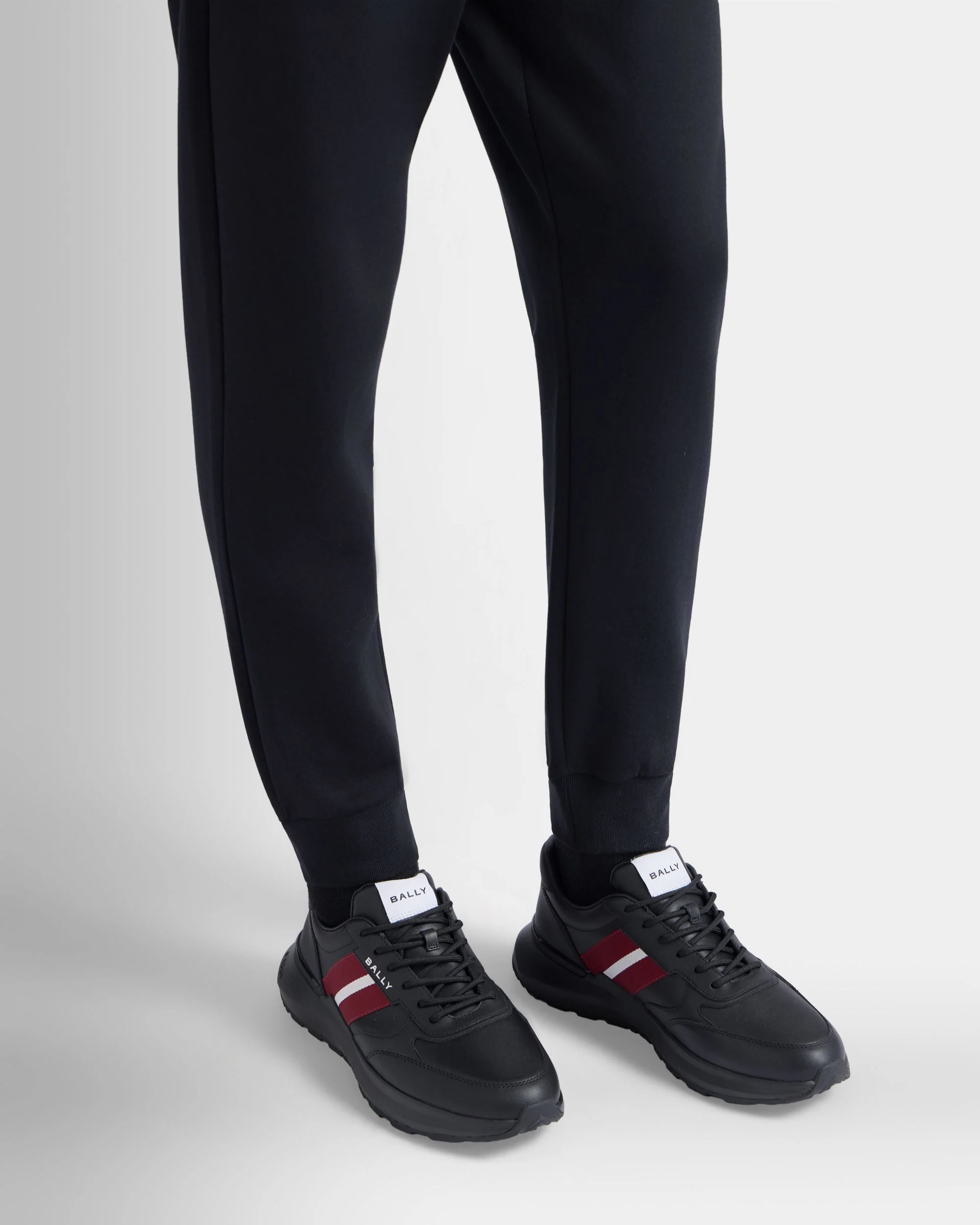 Sylen Sneaker in Black Leather - Image 6