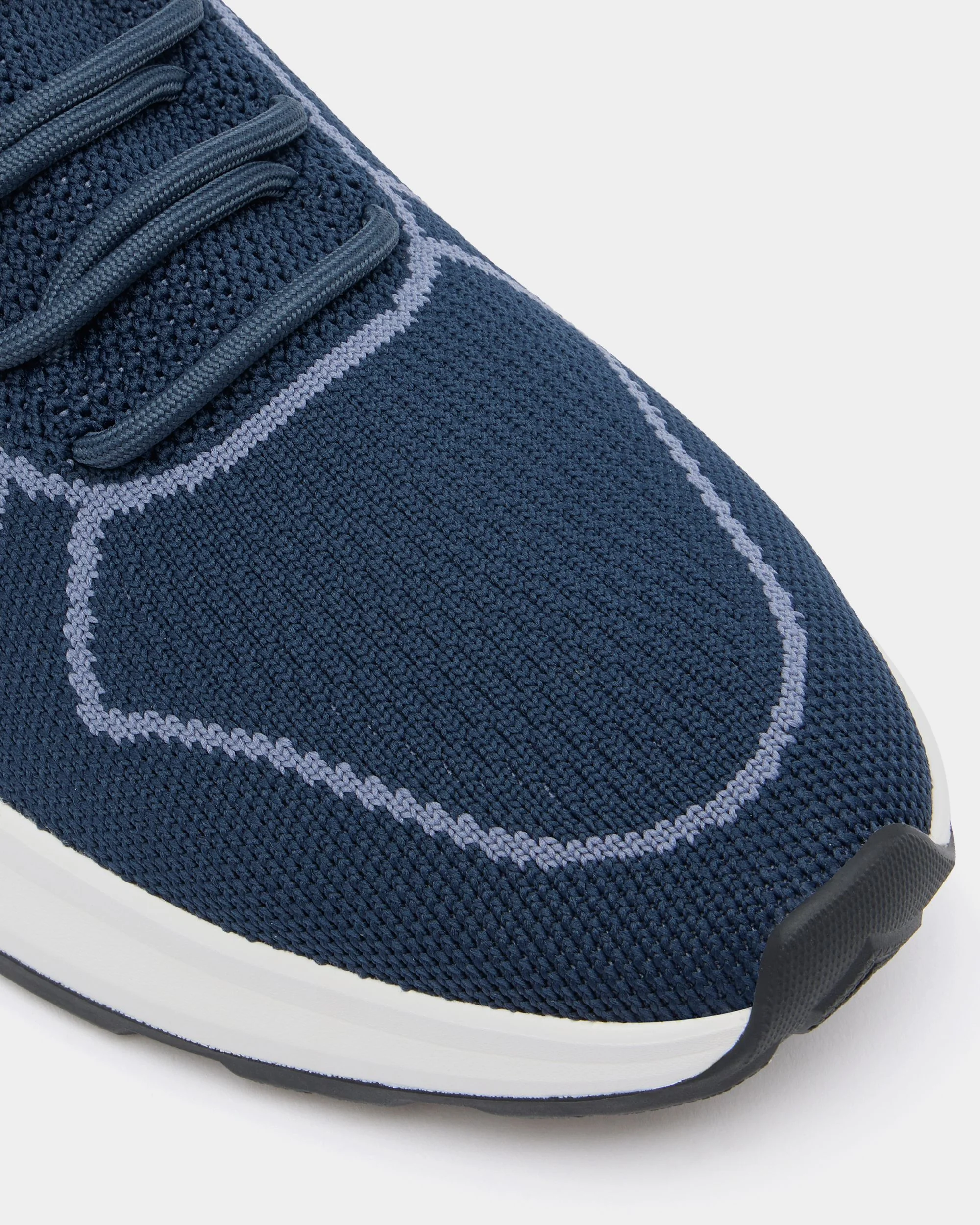 Sylen Sneaker in Navy Blue Fabric - Image 5