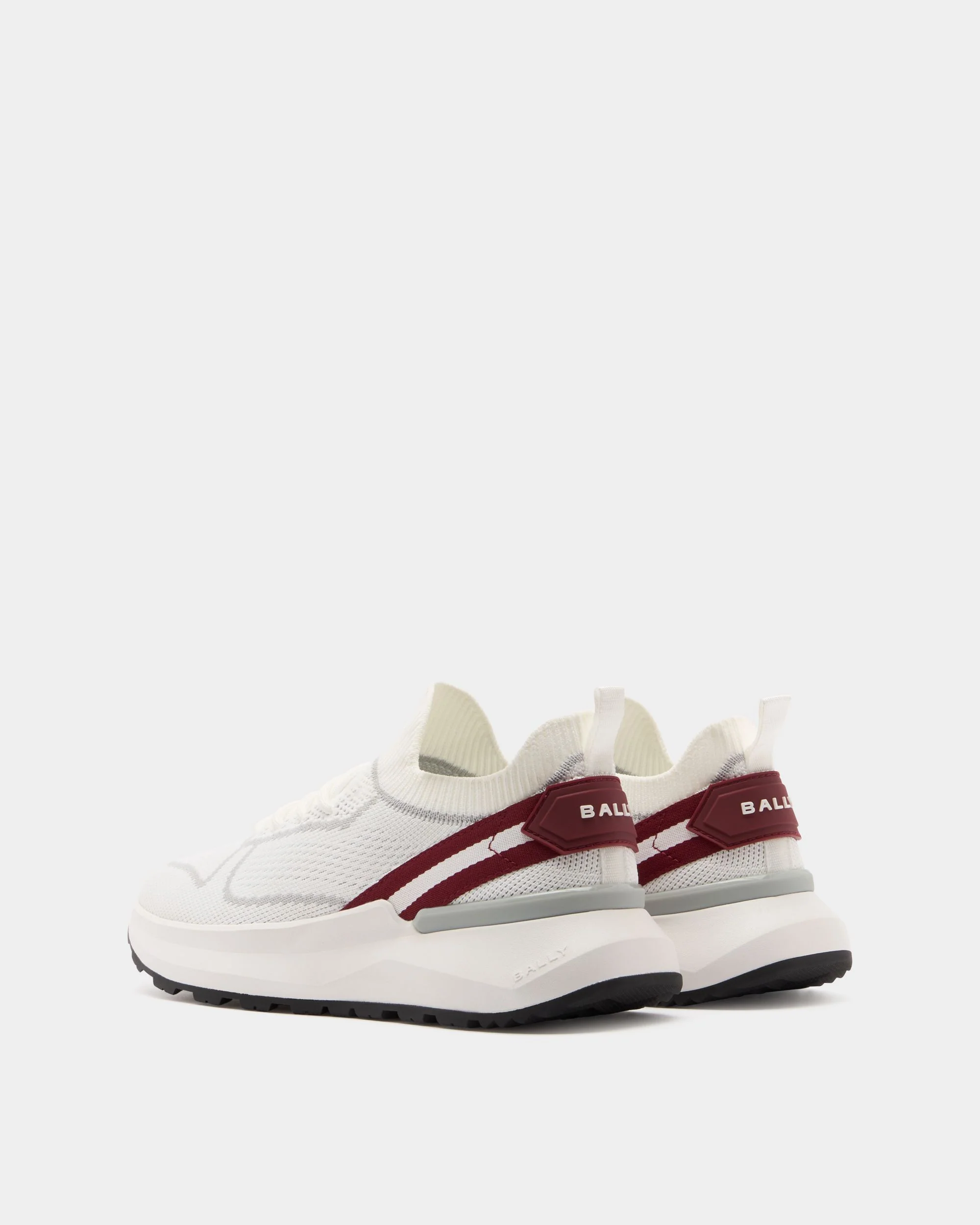 Sylen Sneaker in White Fabric - Image 3