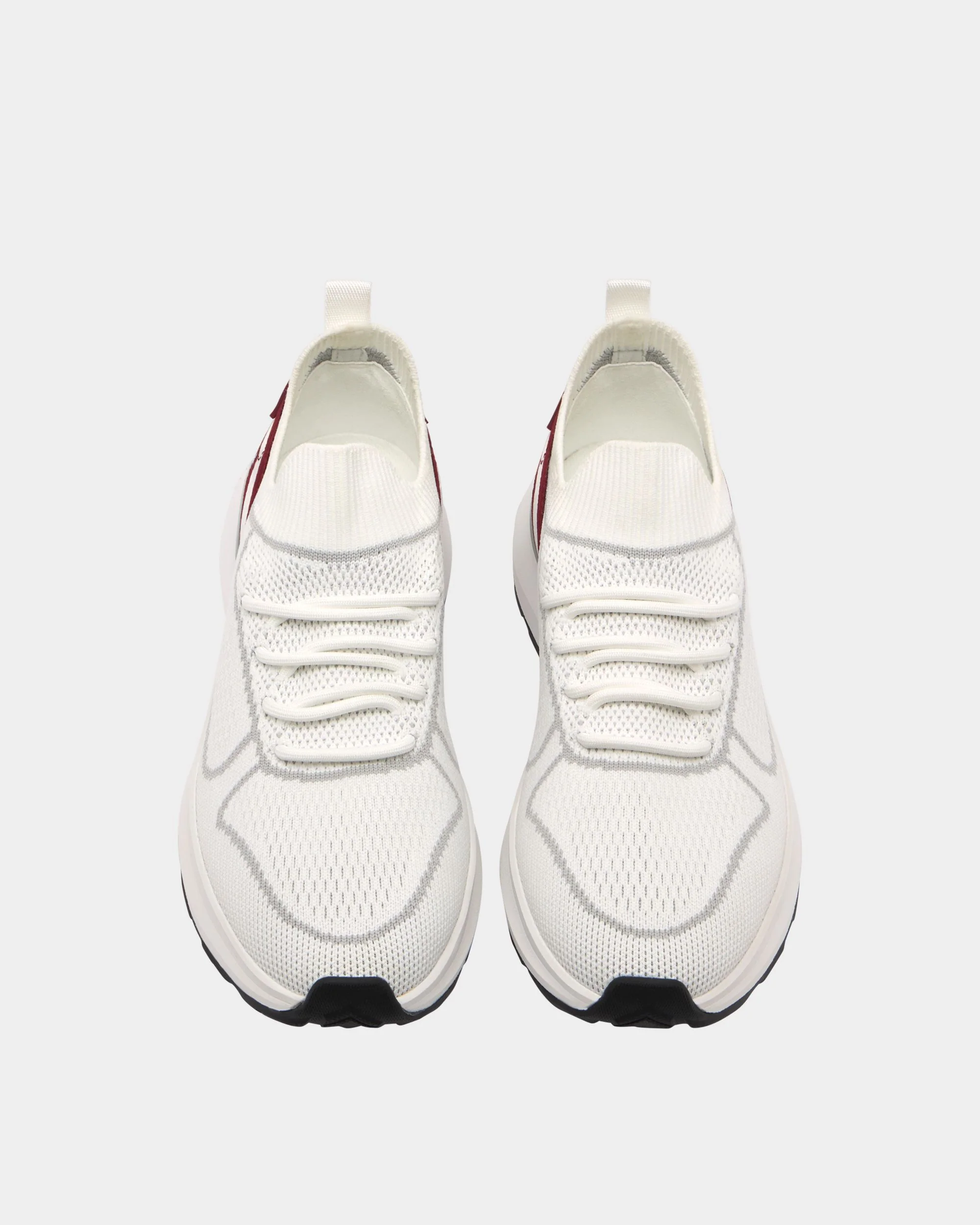 Sylen Sneaker in White Fabric - Image 4