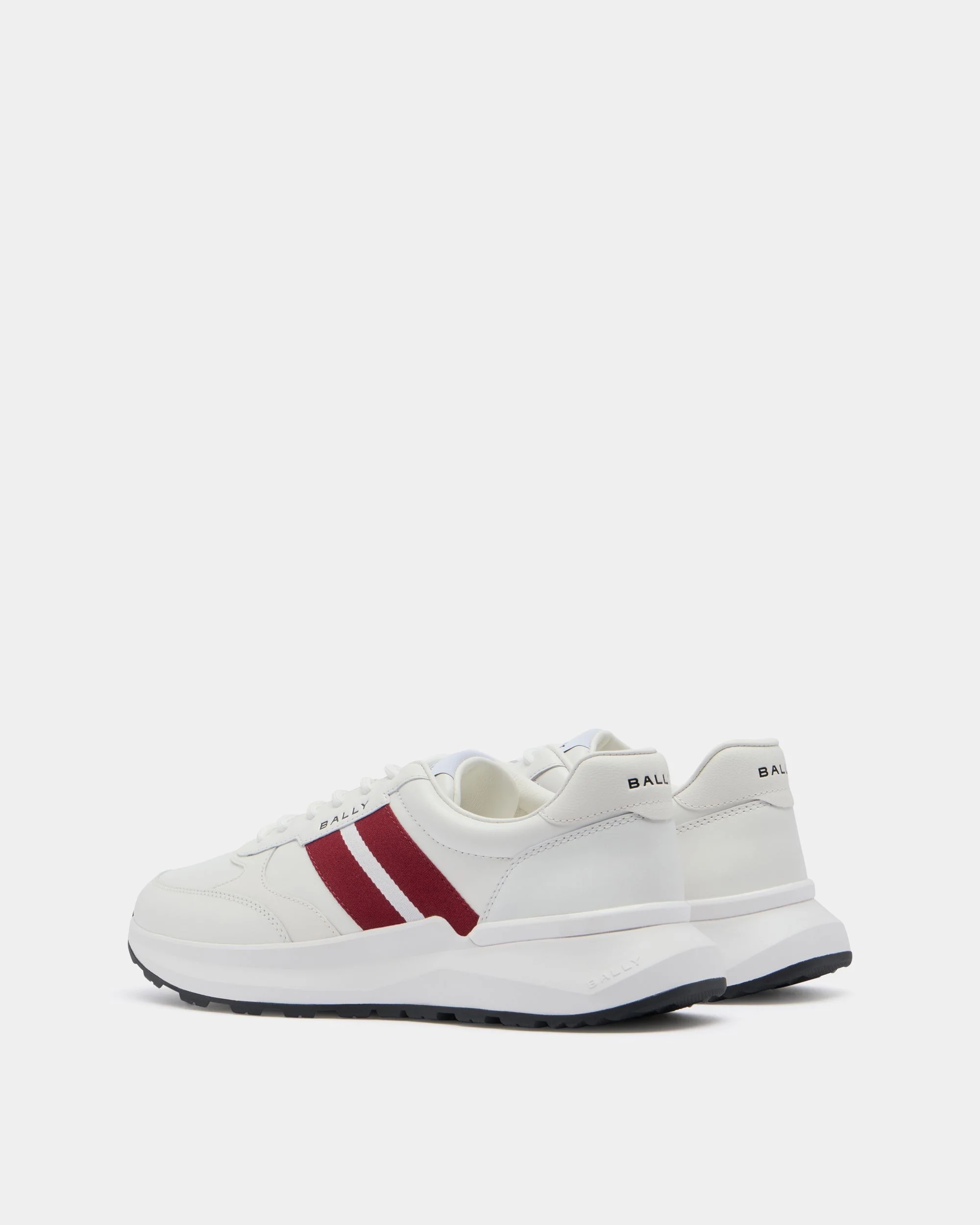Sylen Sneaker in White Leather - Image 3