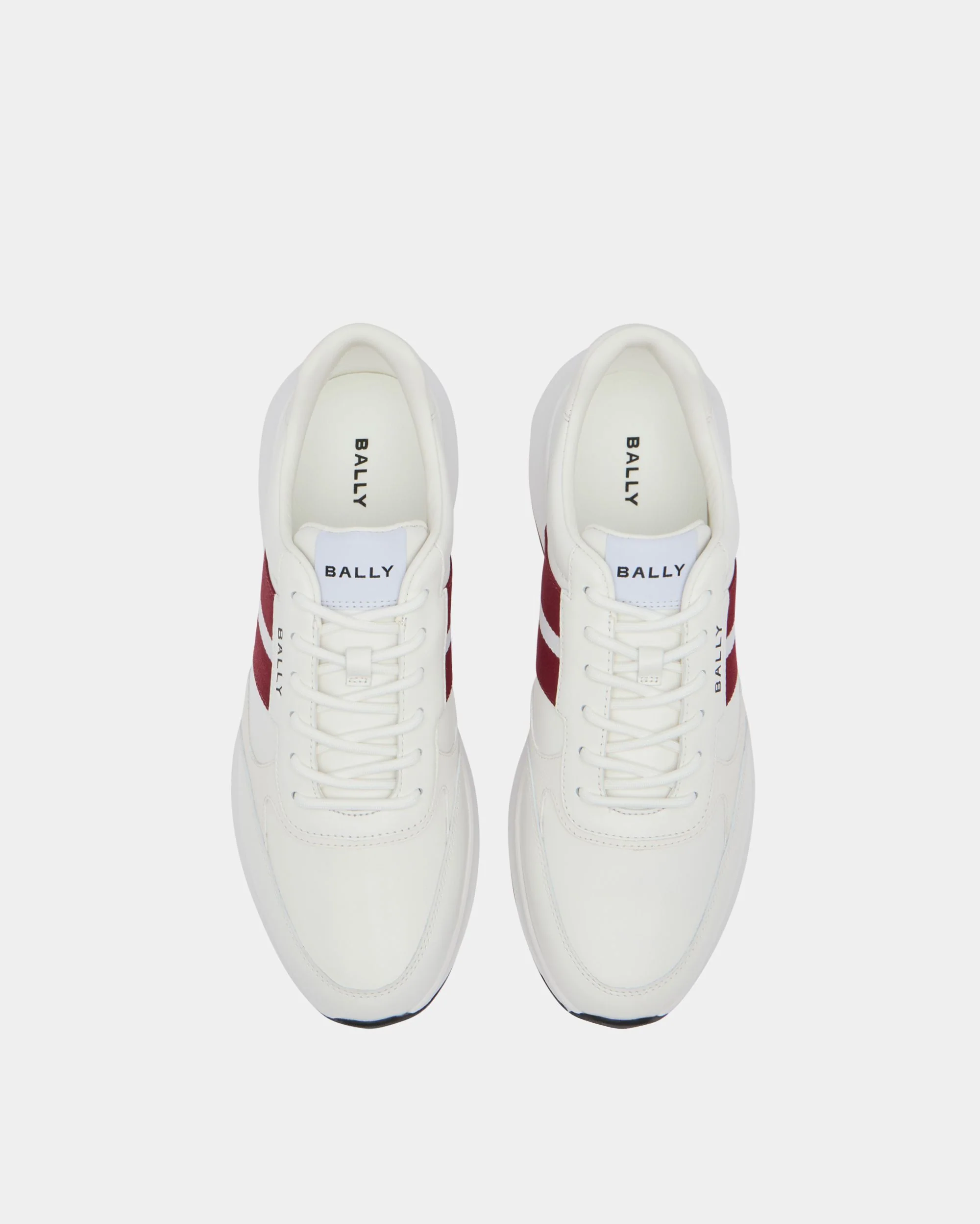 Sylen Sneaker in White Leather - Image 4