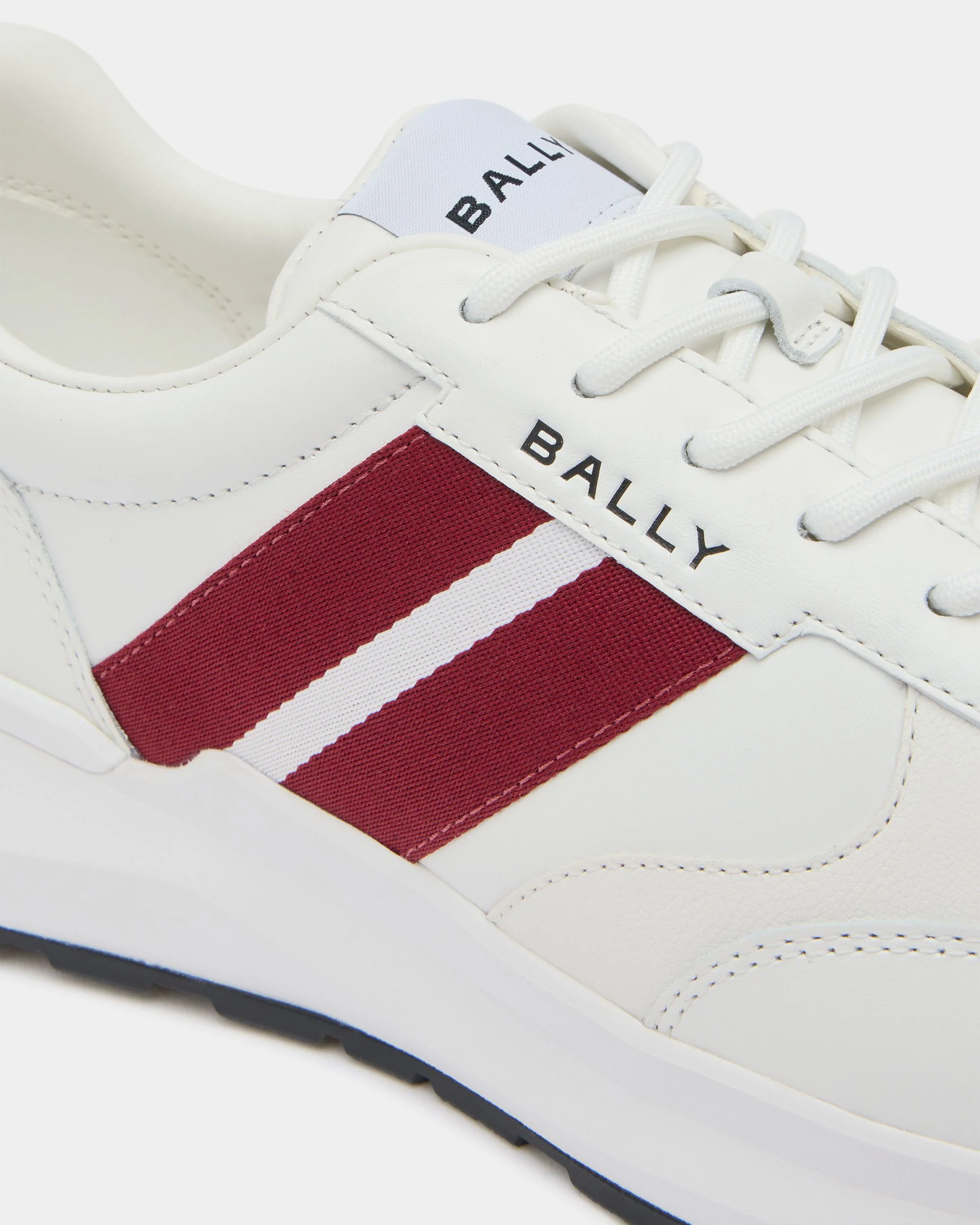 Sylen Sneaker in White Leather - Image 5