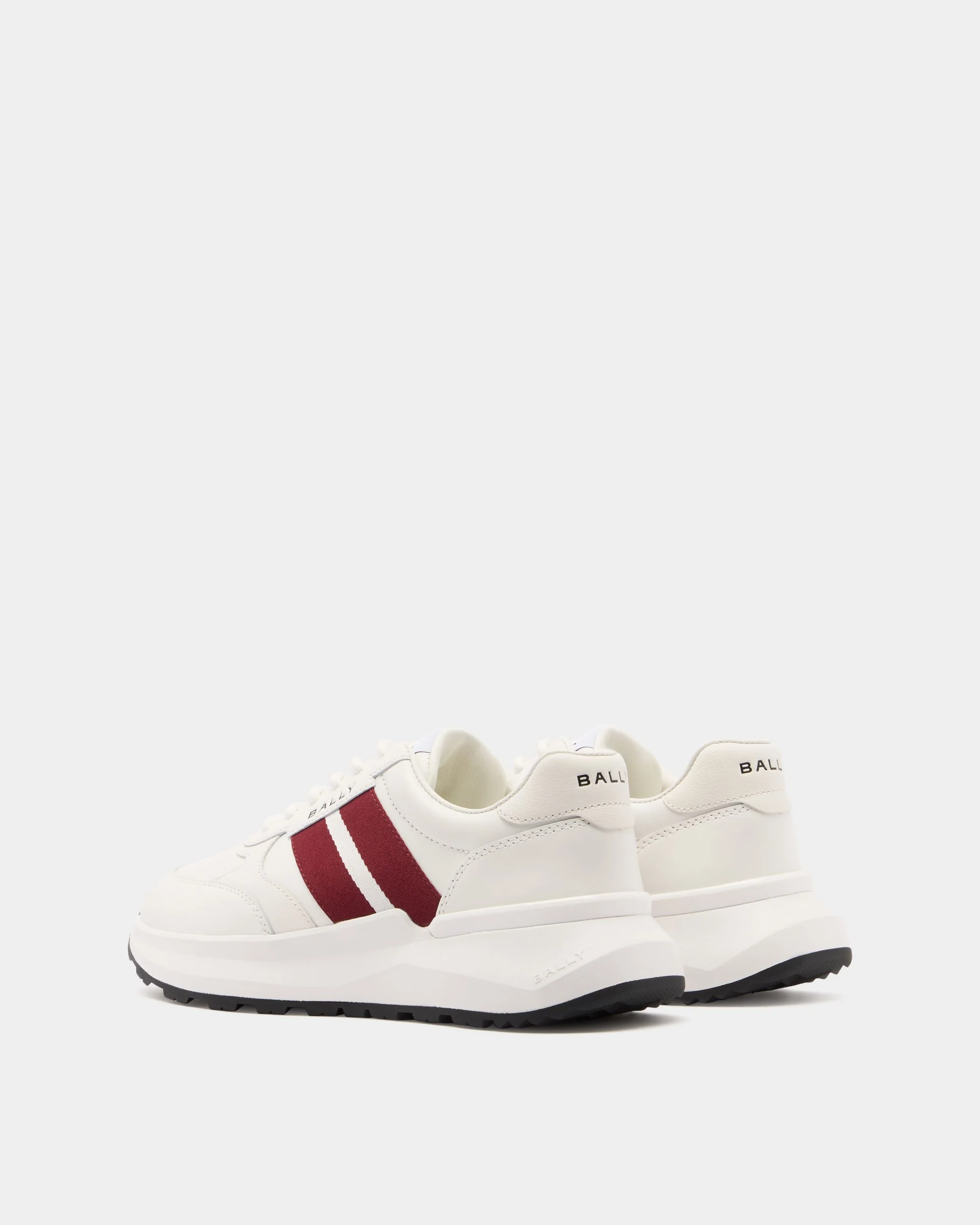 Sylen Sneaker in White Leather - Image 3