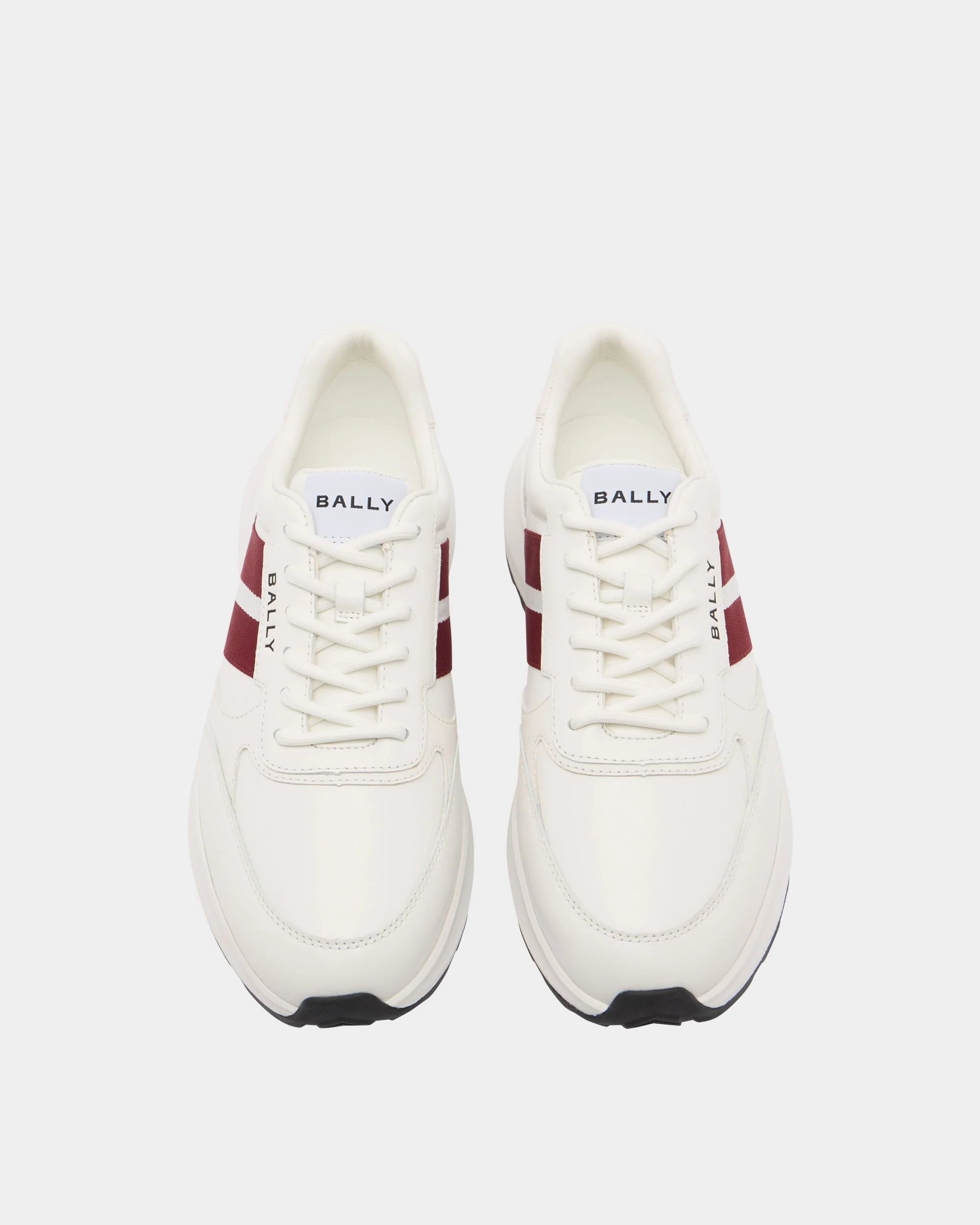 Sylen Sneaker in White Leather - Image 4