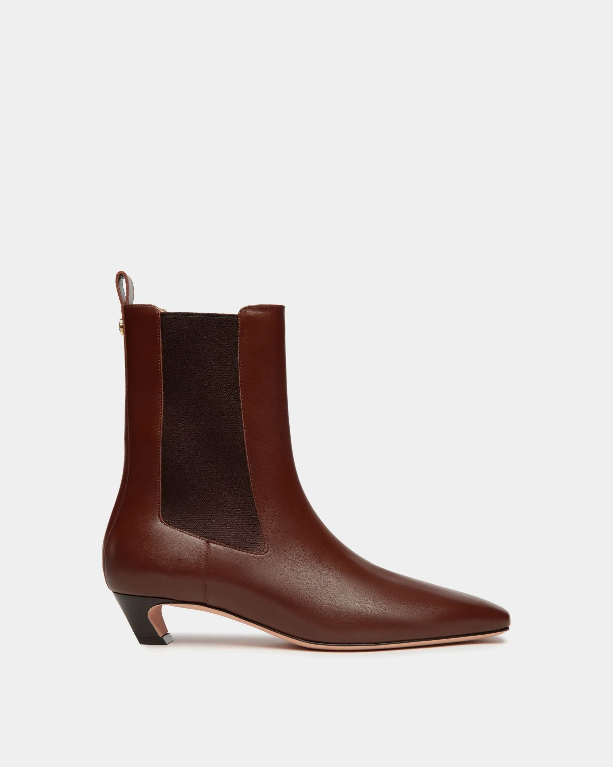 Sylt Bootie In Brown Leather