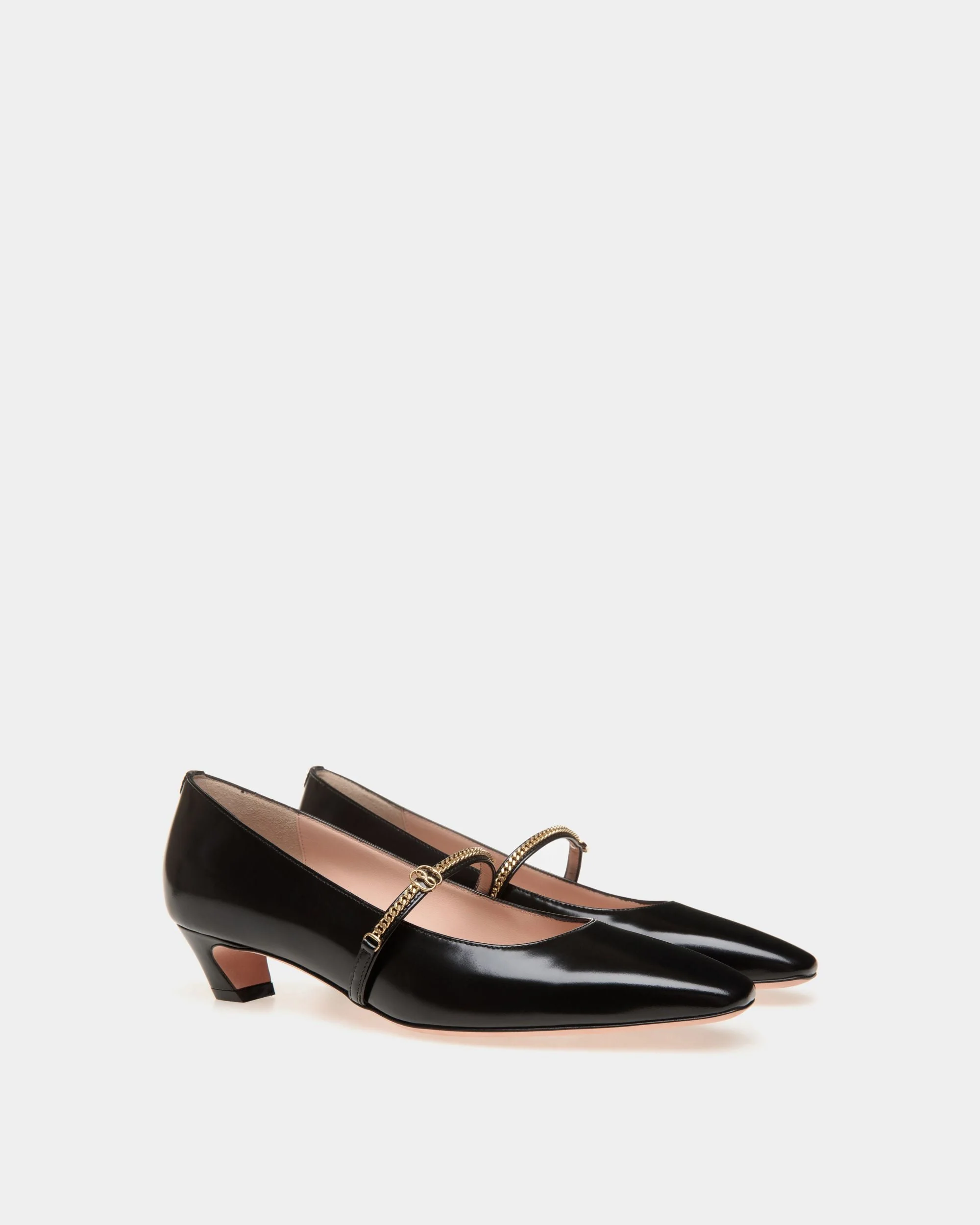 Sylt Mary-Jane Pump In Black Leather - Image 2