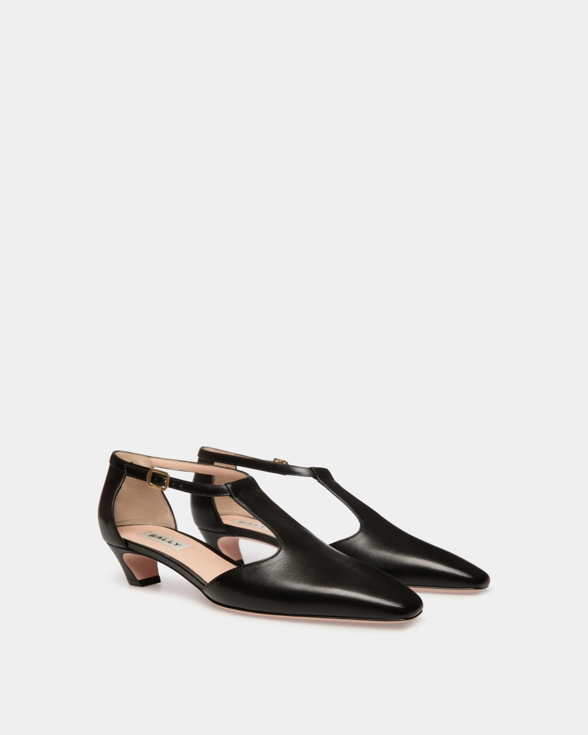 Sylt Pump in Black Leather - Image 3